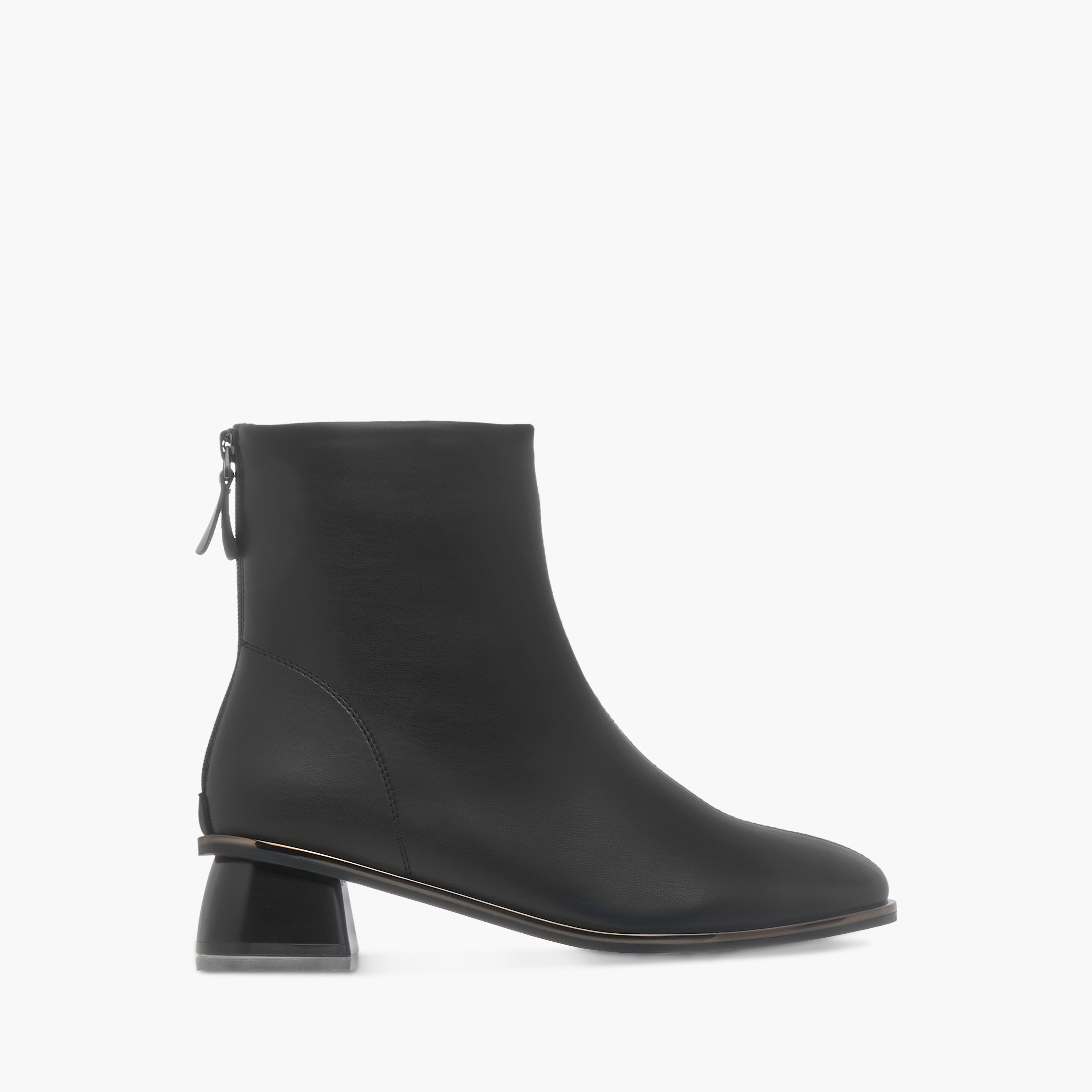بوت نسائي سادة بطول الكاحل بسحّاب إغلاق من سيليست-women-shoes-boots-image-3