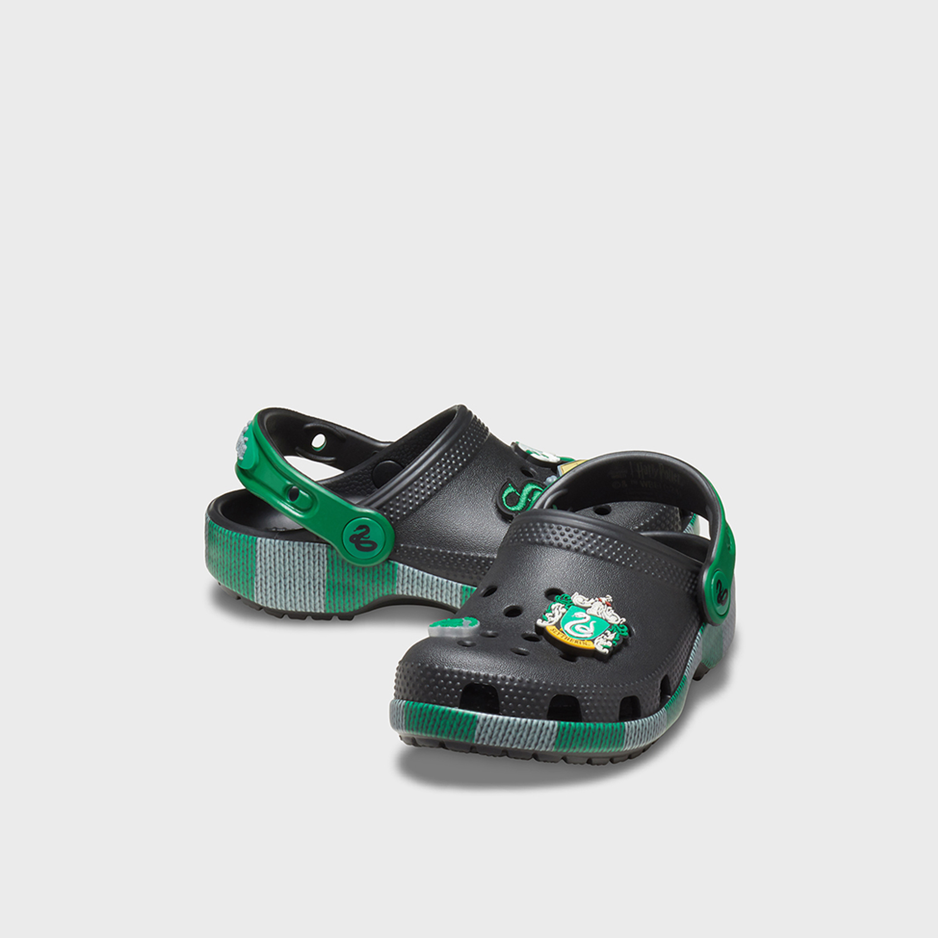 كروكس - حذاء سليذرين سهل الارتداء للأطفال | 210546-90H-boys-shoes-flipflopsandslides-image-1