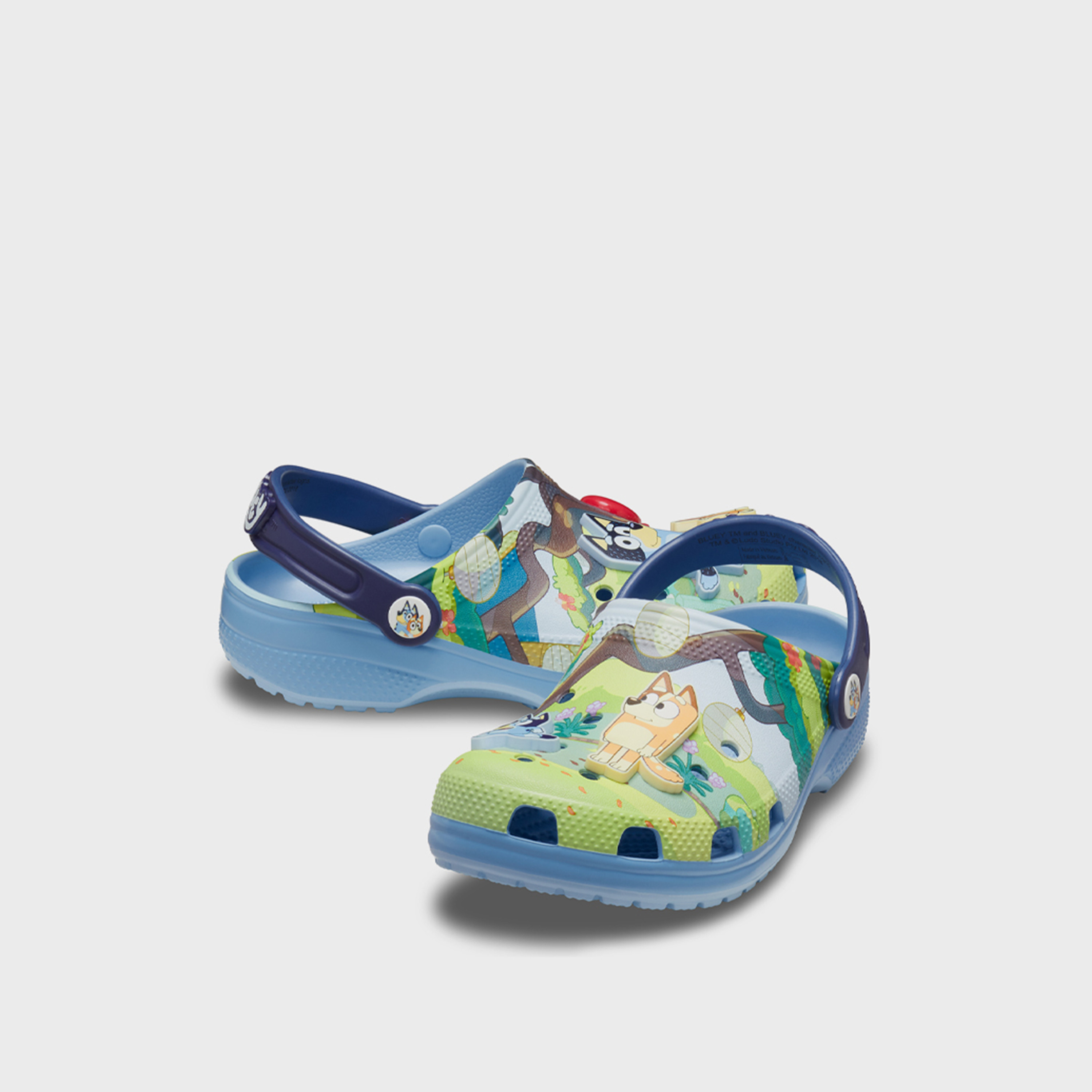 Crocs Kid's Slip-On Bluey Classic Clogs | 210558-90H-girls-shoes-sandals-image-1