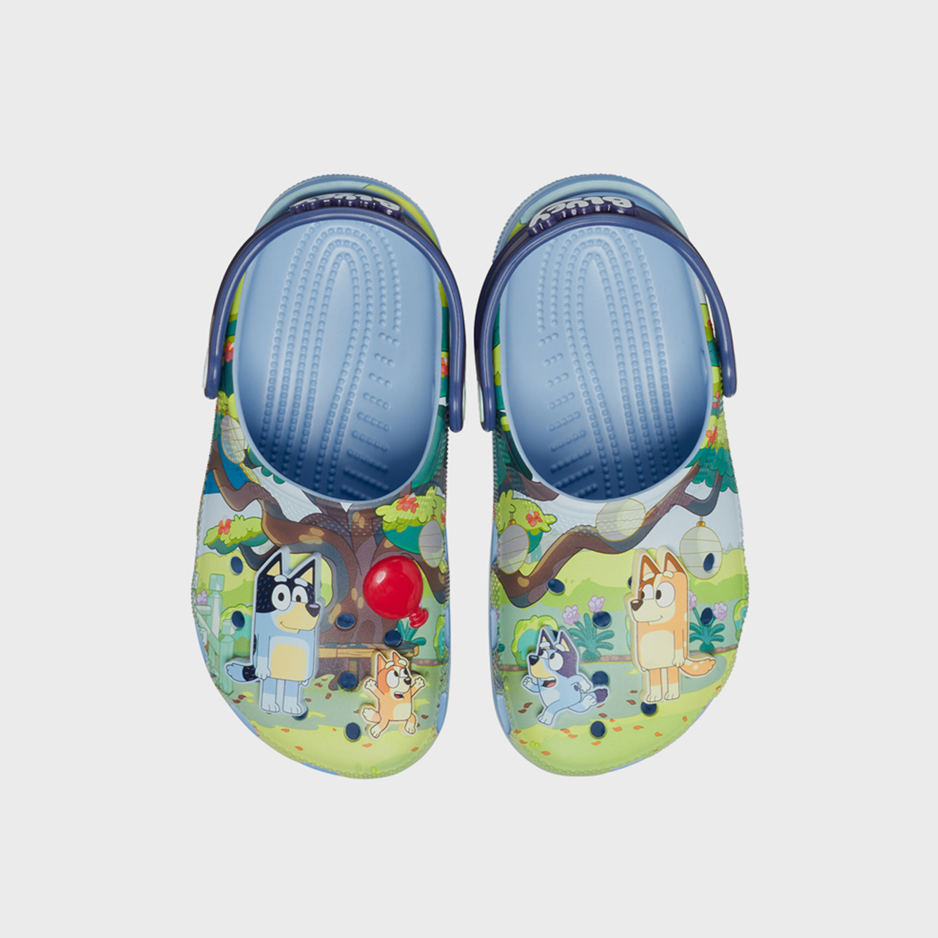 Crocs Kid's Slip-On Bluey Classic Clogs | 210558-90H-girls-shoes-sandals-image-2