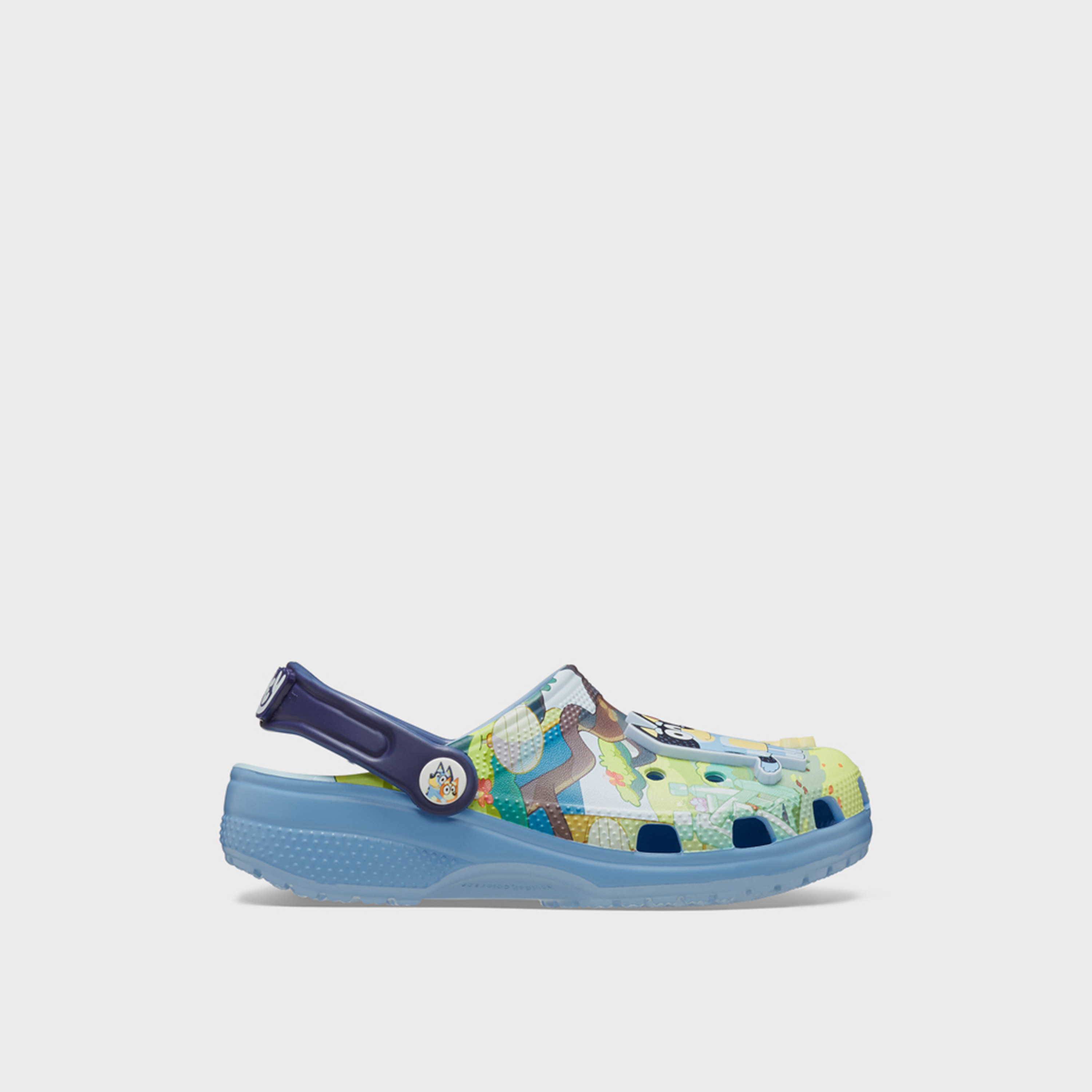 Crocs Kid's Slip-On Bluey Classic Clogs | 210558-90H-girls-shoes-sandals-image-4