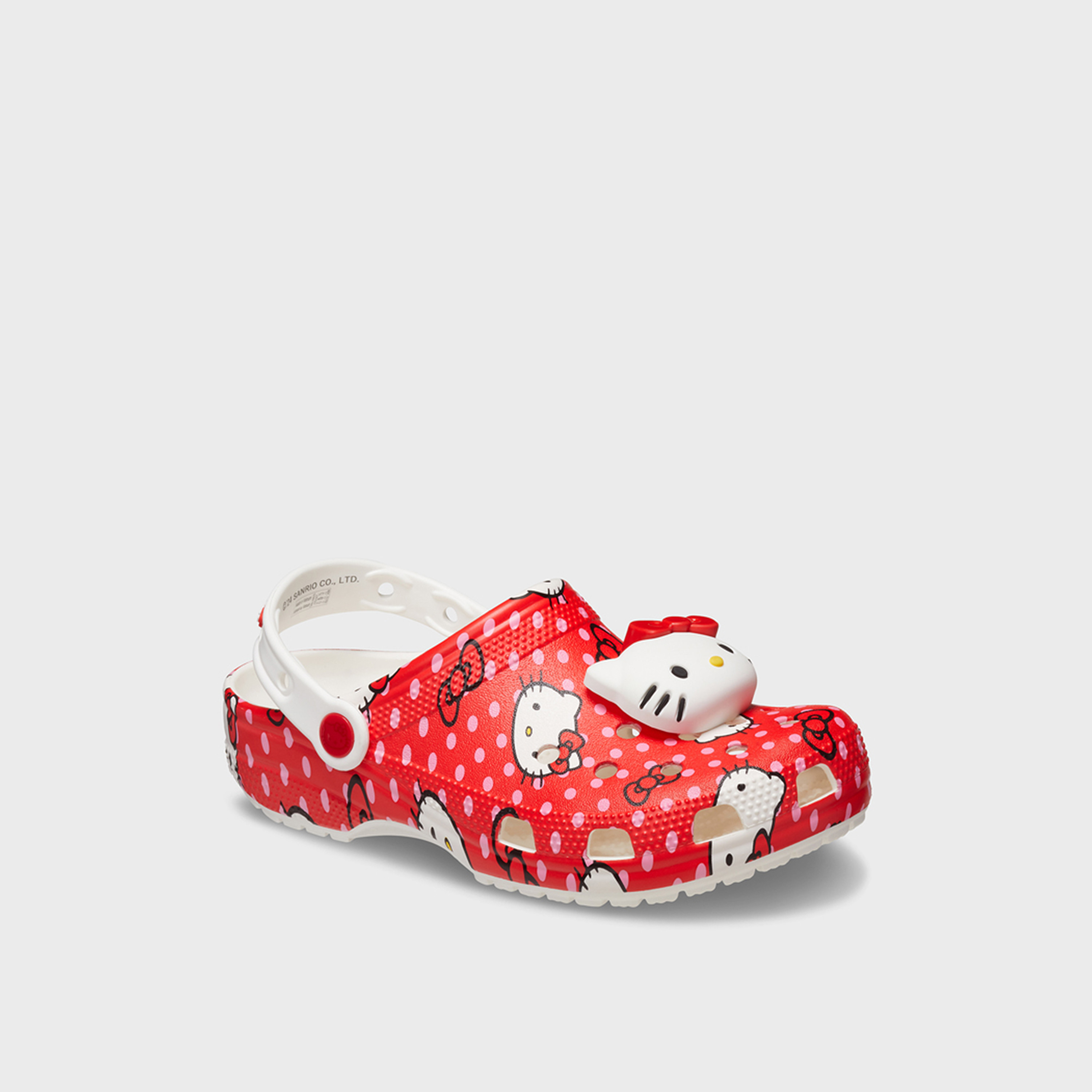 Crocs Slip On Hello Kitty Red Classic Clogs | 210575-90H-women-shoes-flipflopsandslides-image-3