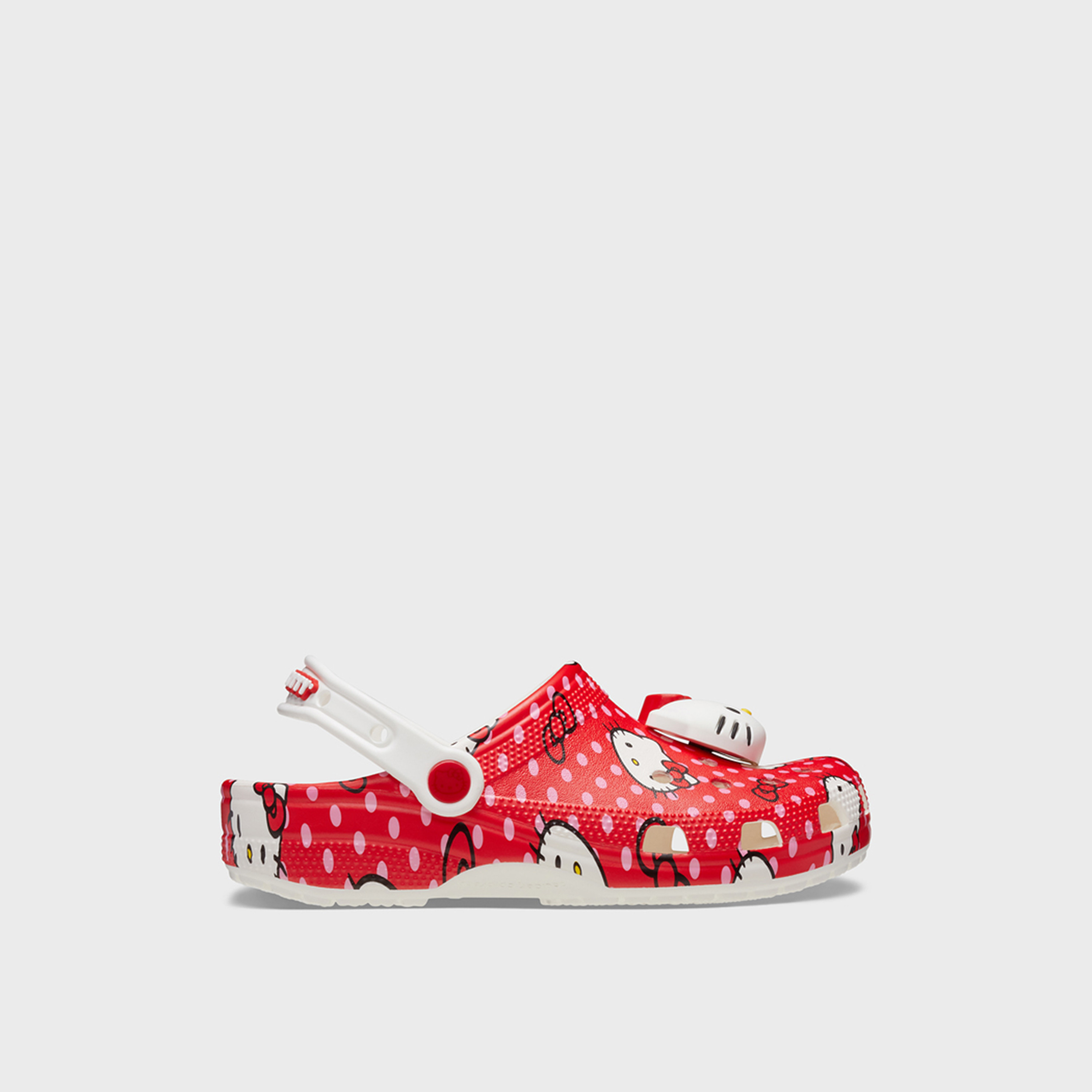 كروكس- شبشب كلاسيكي سهل الارتداء هيلو كيتي أحمر  | 210575-90H-women-shoes-flipflopsandslides-image-4