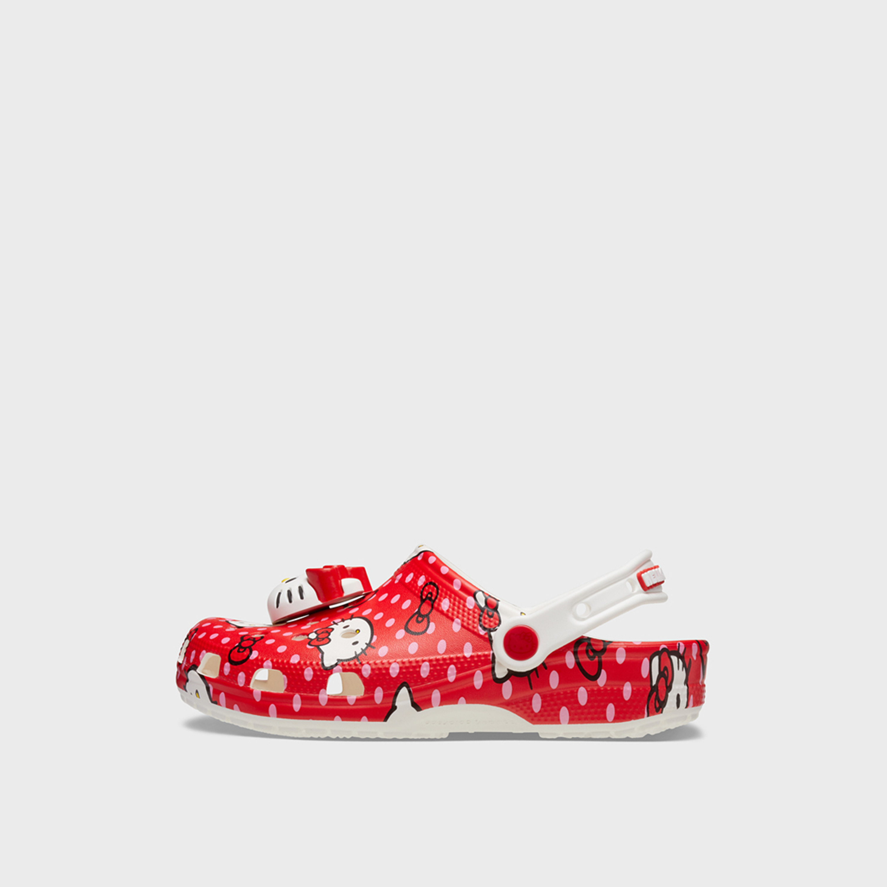Crocs Slip On Hello Kitty Red Classic Clogs | 210575-90H-women-shoes-flipflopsandslides-image-5