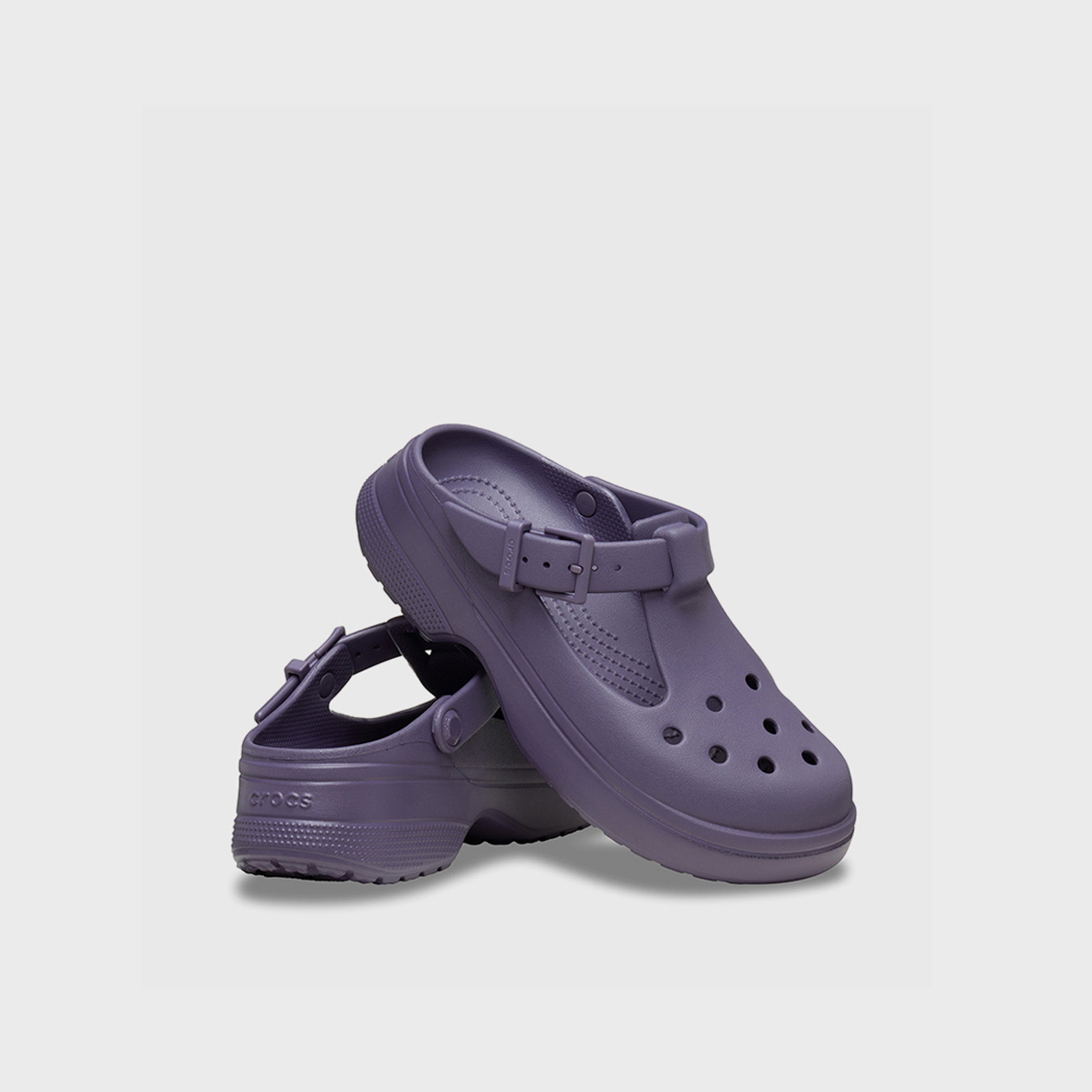Crocs Unisex Slip On Classic Mary Jane Clogs | 210581-5CI-women-shoes-flipflopsandslides-image-1
