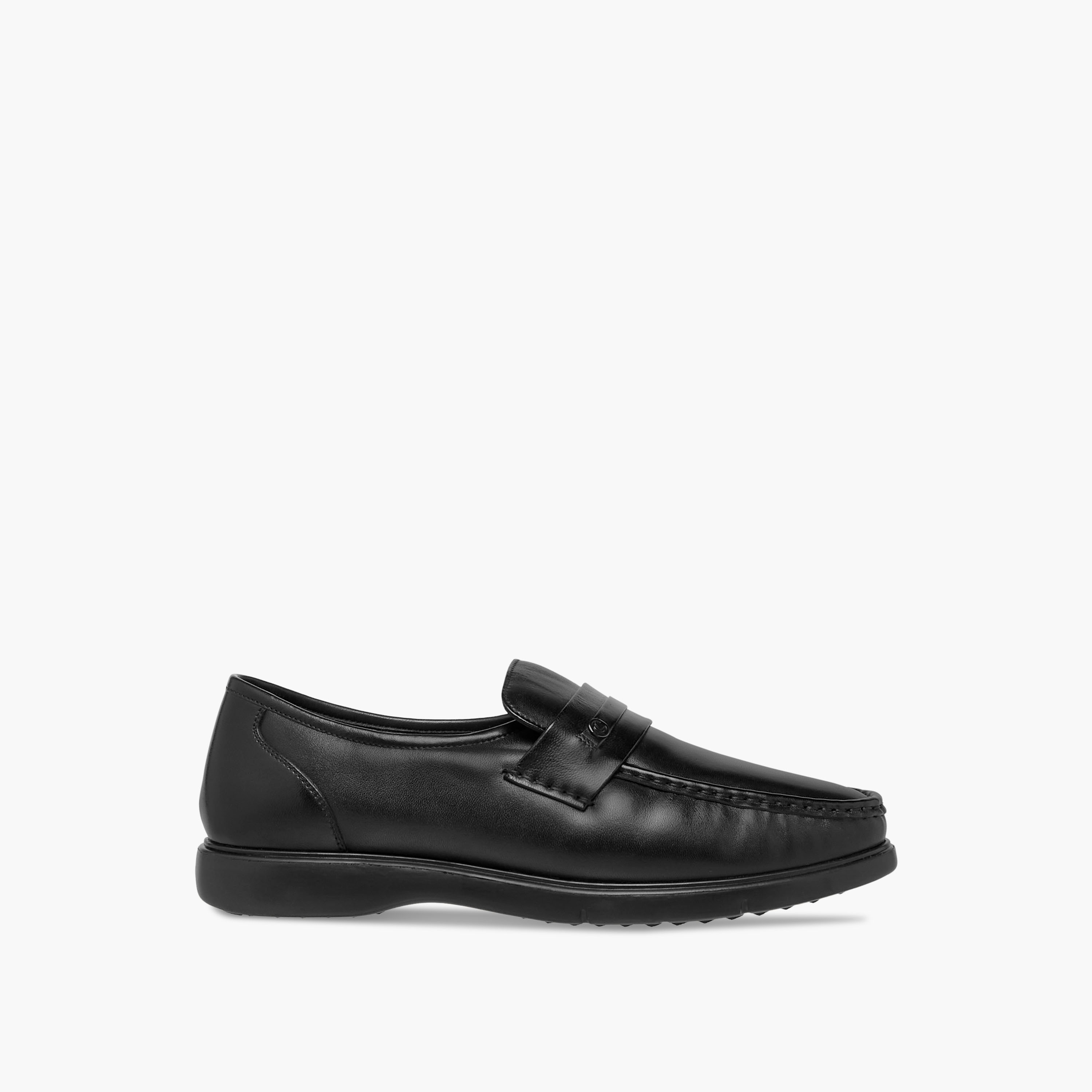 حذاء موكاسين جلد سادة سهل الارتداء من لو كونفورت -men-shoes-formalshoes-image-3