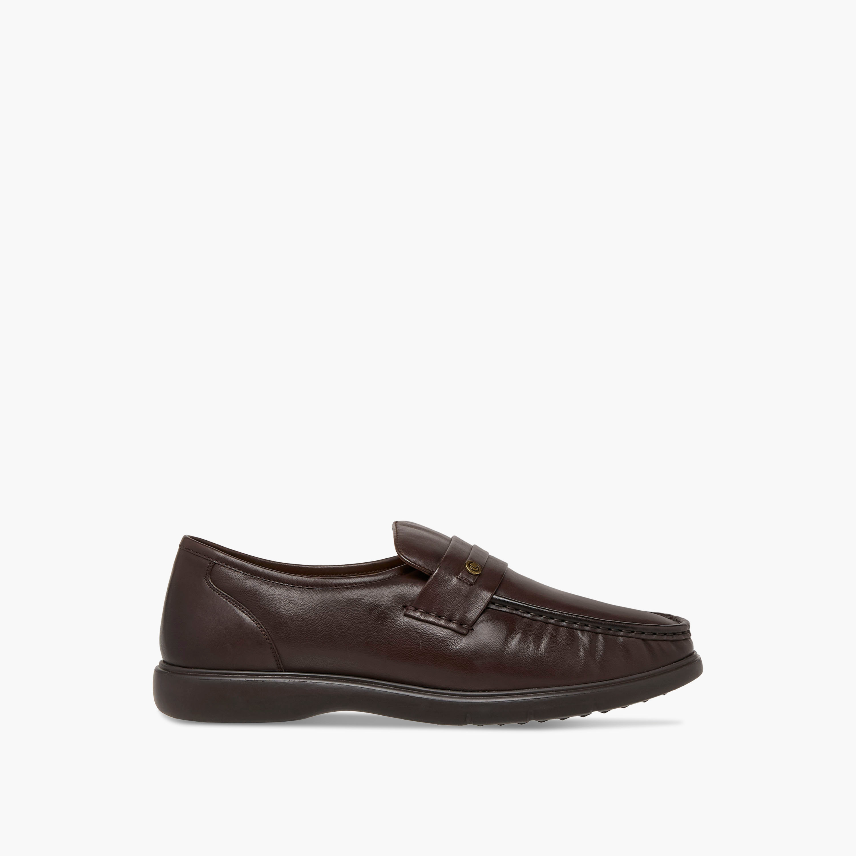 حذاء موكاسين جلد سادة سهل الارتداء من لو كونفورت -men-shoes-formalshoes-image-9