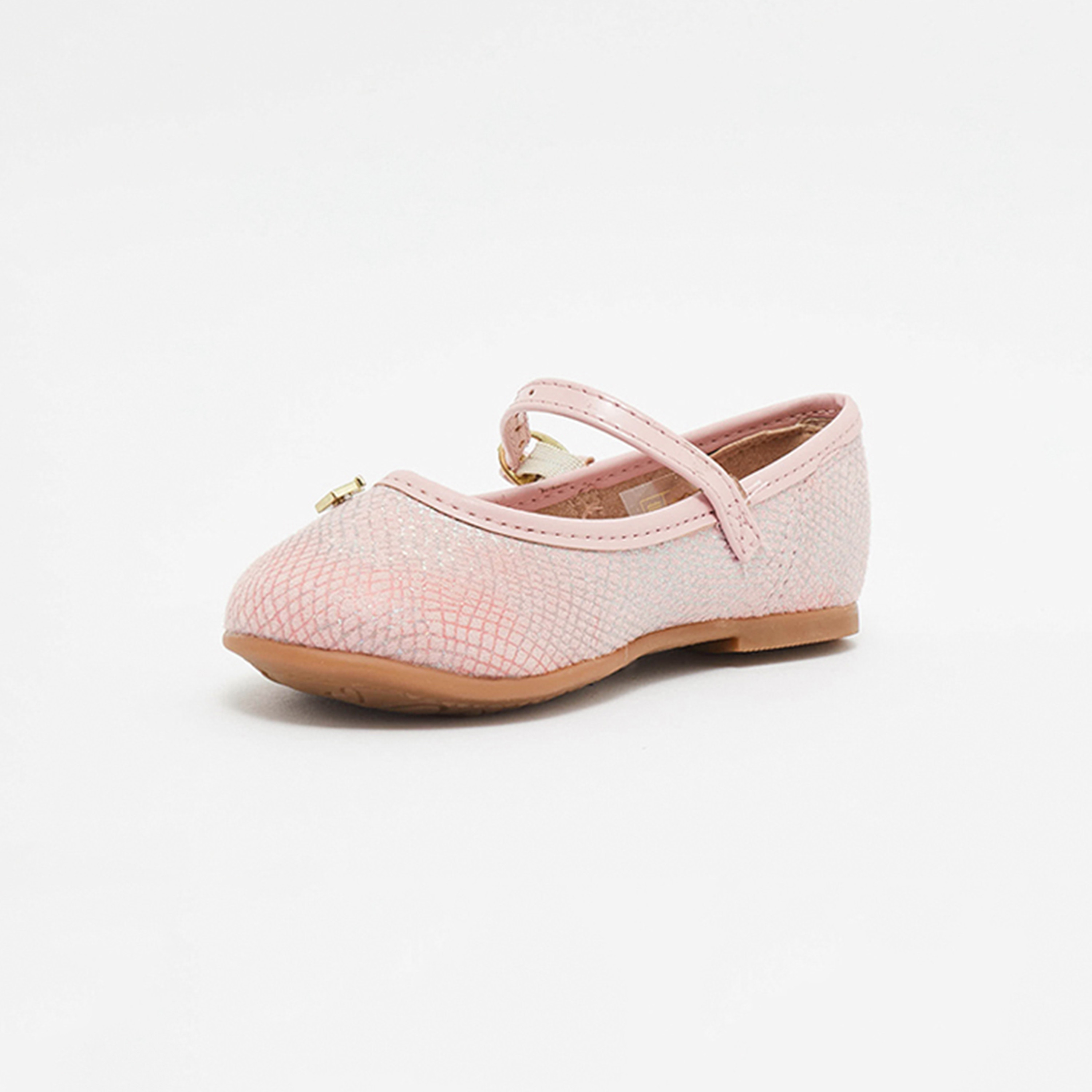Molekinha by Geoomnii Kids Metallic Round Toe Ballerinas | 2106-1029-24711        -girls-shoes-ballerinas-image-2