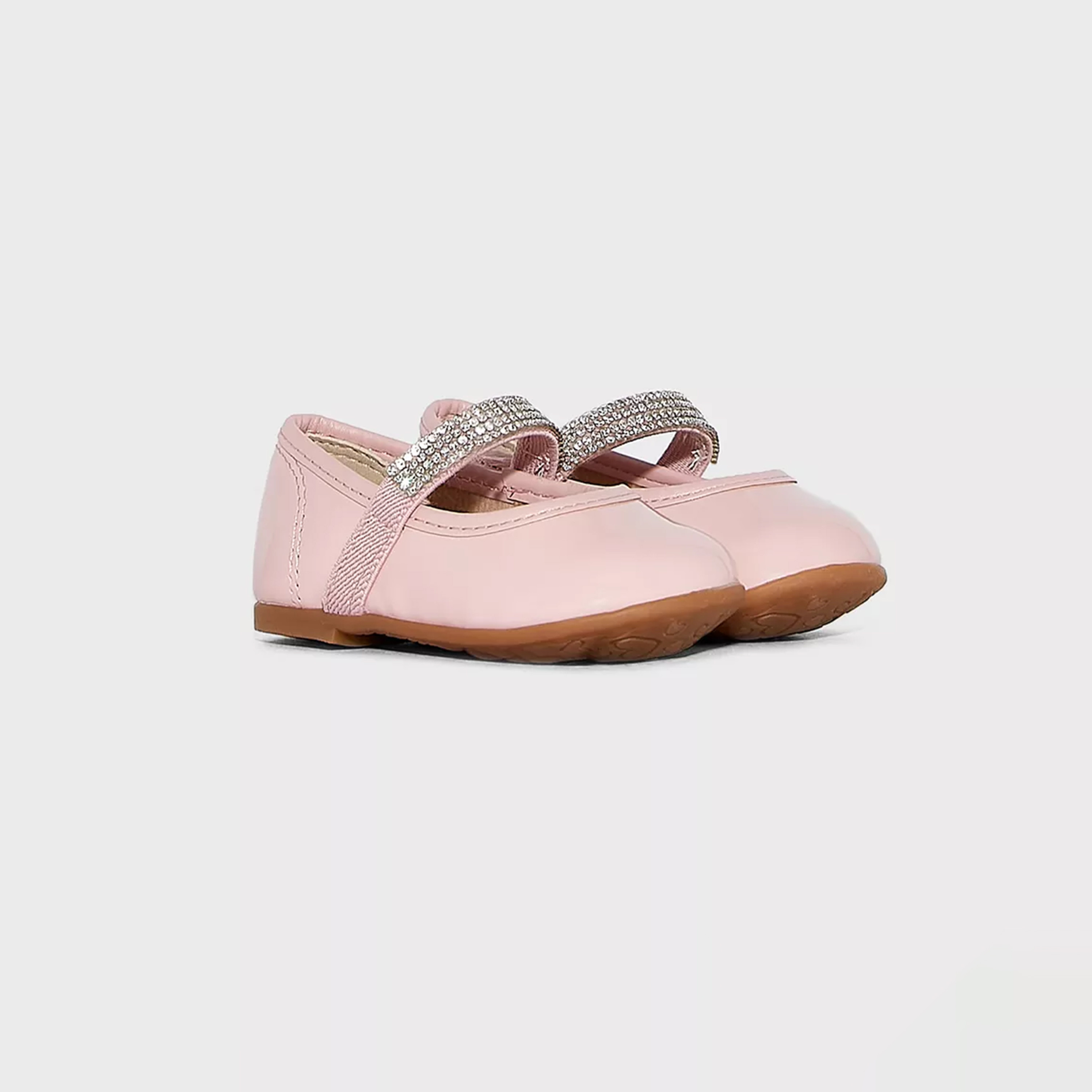 موليكينها باليرينا بناتي بمقدمة دائرية وحزام مطاطي | 2106-1031-13488-78276-girls-shoes-ballerinas-image-1