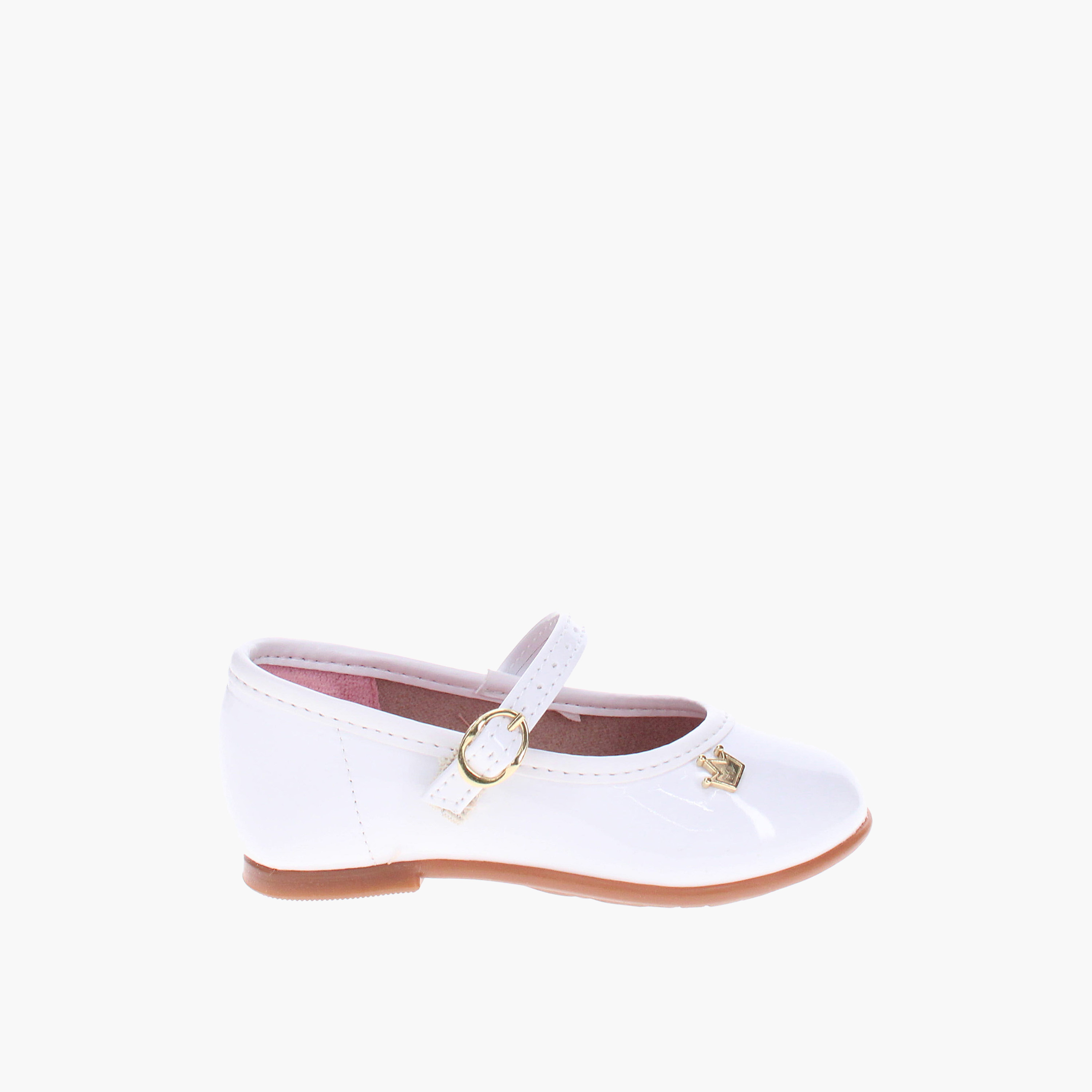 Molekinha by Geoomnii Girls Buckle Iz Round Toe Ballerinas         -girls-shoes-schoolshoes-image-2