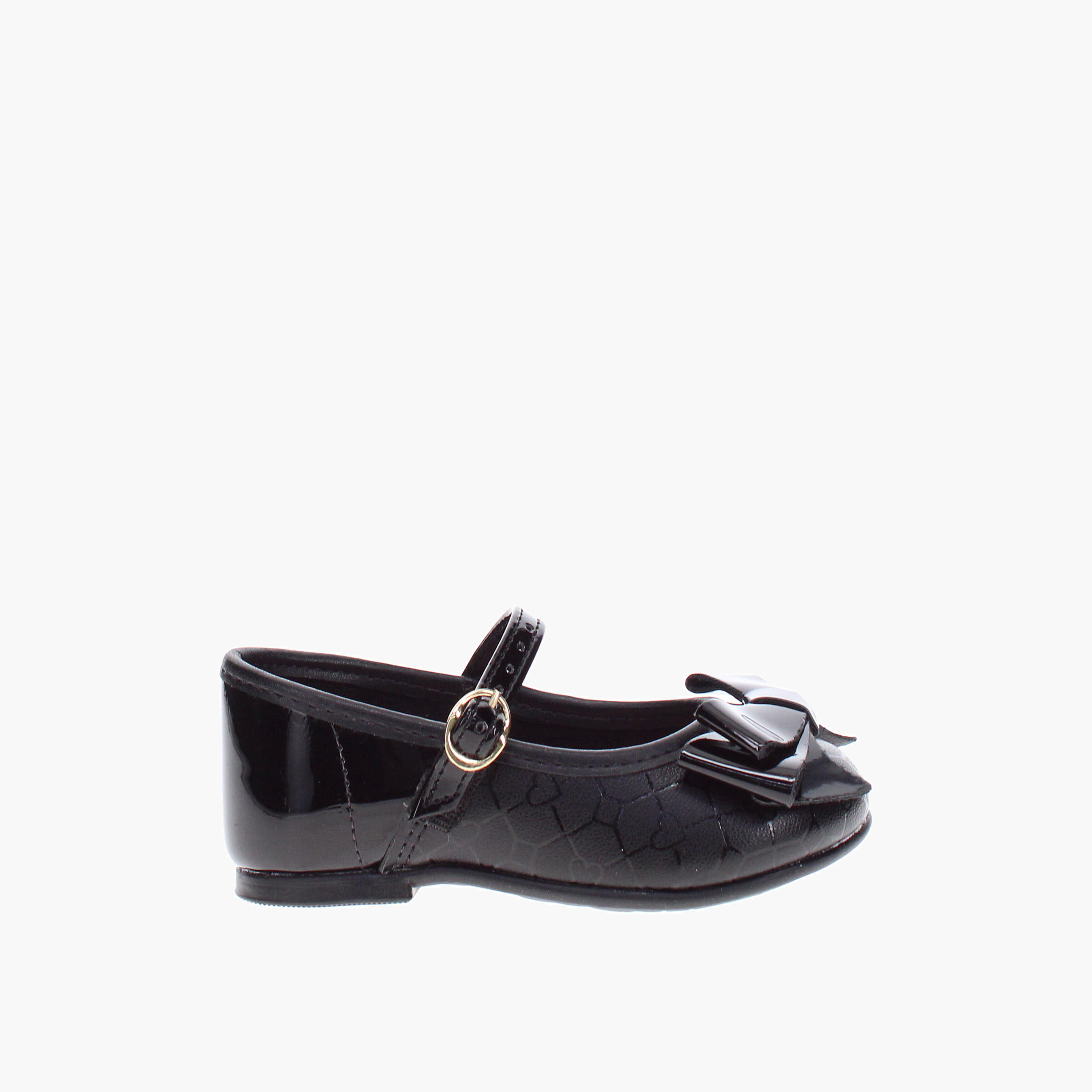 Molekinha by Geoomnii Girls Buckle Ski Round Toe Ballerinas         -girls-shoes-schoolshoes-image-2