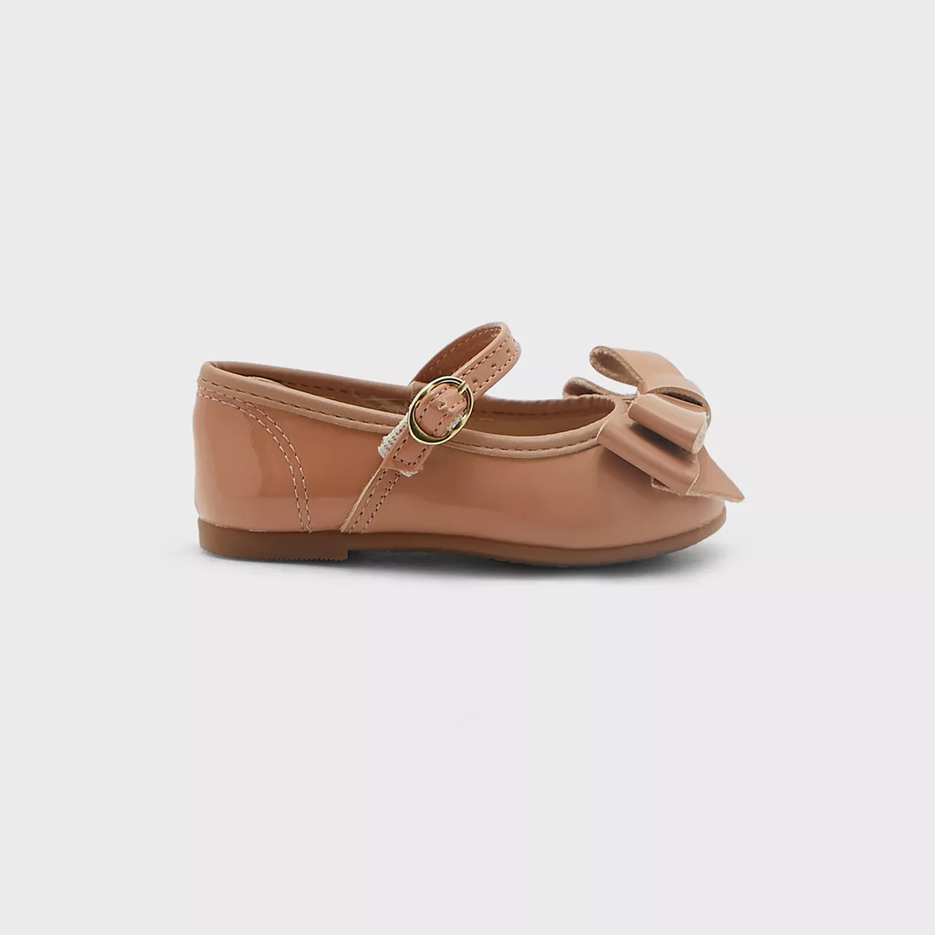 Molekinha by Geoomnii Girls Round Toe Ballerinas with Hook & Loop Closure | 2106-176-13488-52531    -girls-shoes-ballerinas-image-1
