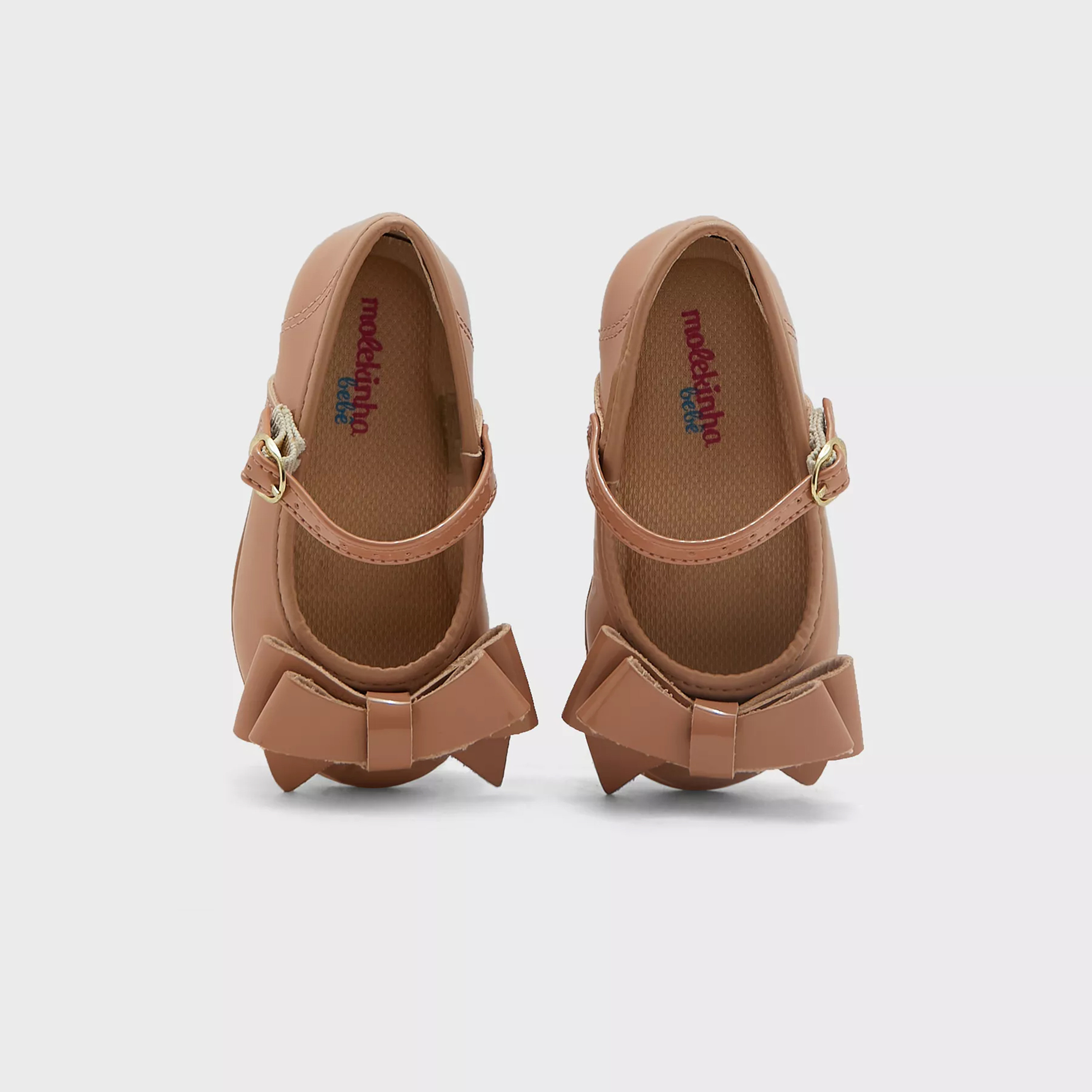 Molekinha by Geoomnii Girls Round Toe Ballerinas with Hook & Loop Closure | 2106-176-13488-52531    -girls-shoes-ballerinas-image-2