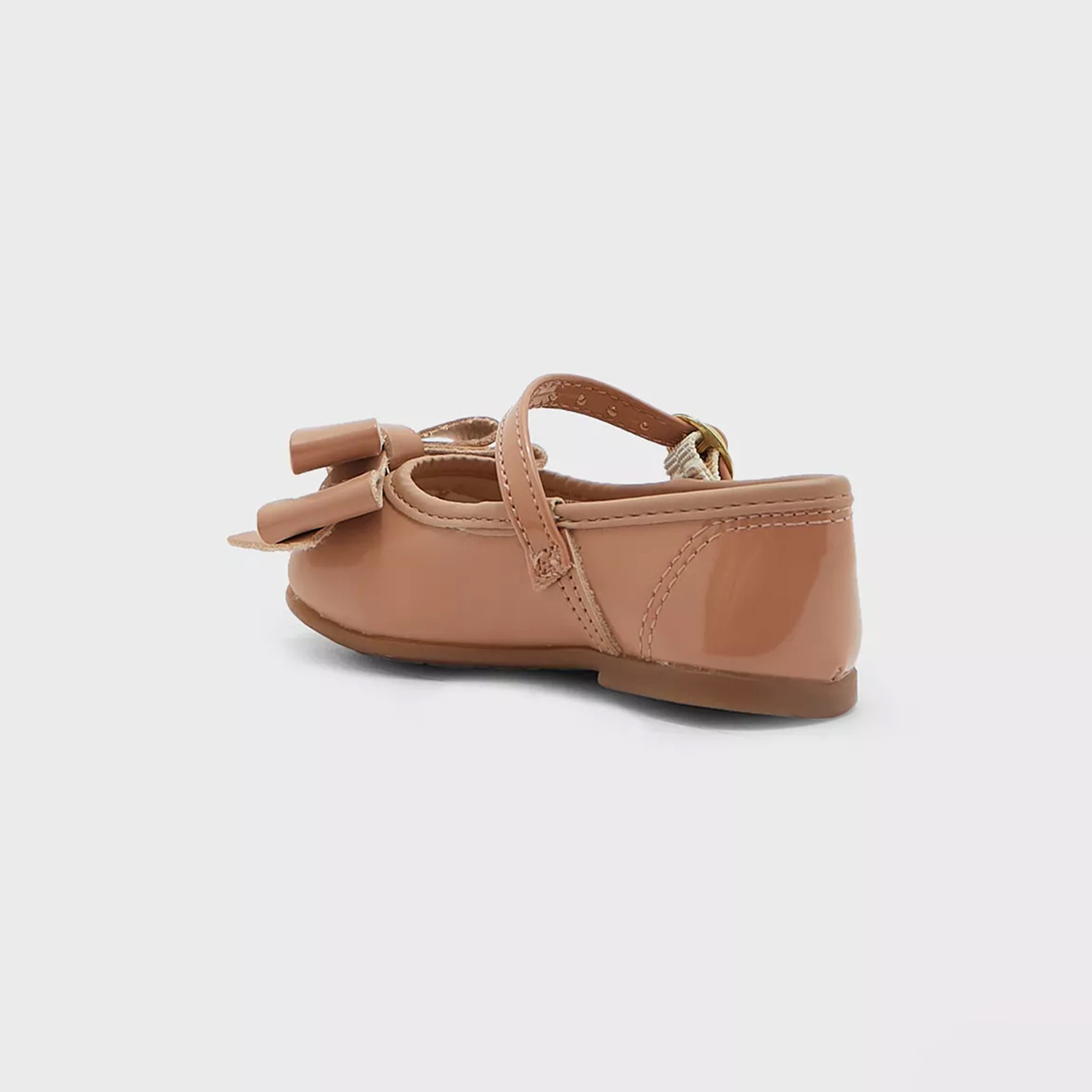 Molekinha by Geoomnii Girls Round Toe Ballerinas with Hook & Loop Closure | 2106-176-13488-52531    -girls-shoes-ballerinas-image-4