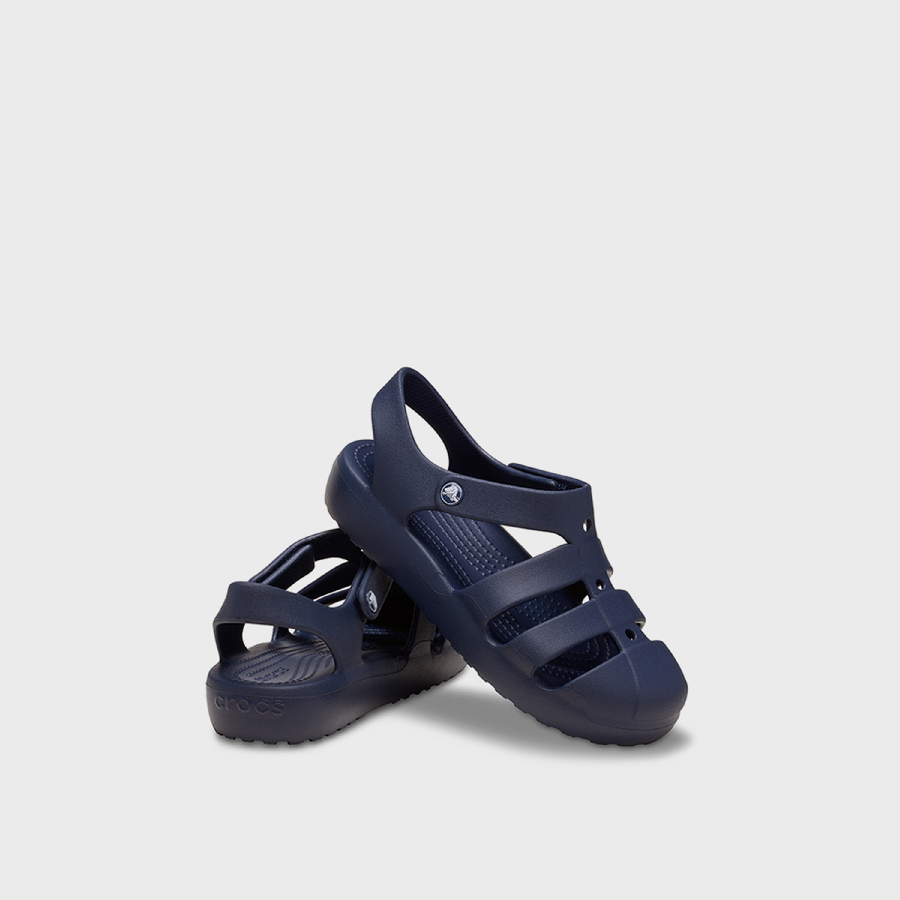 Crocs Kid's Hook & Loop Classic Fisherman Strap Sandals | 210625-410-boys-shoes-sandals-image-1