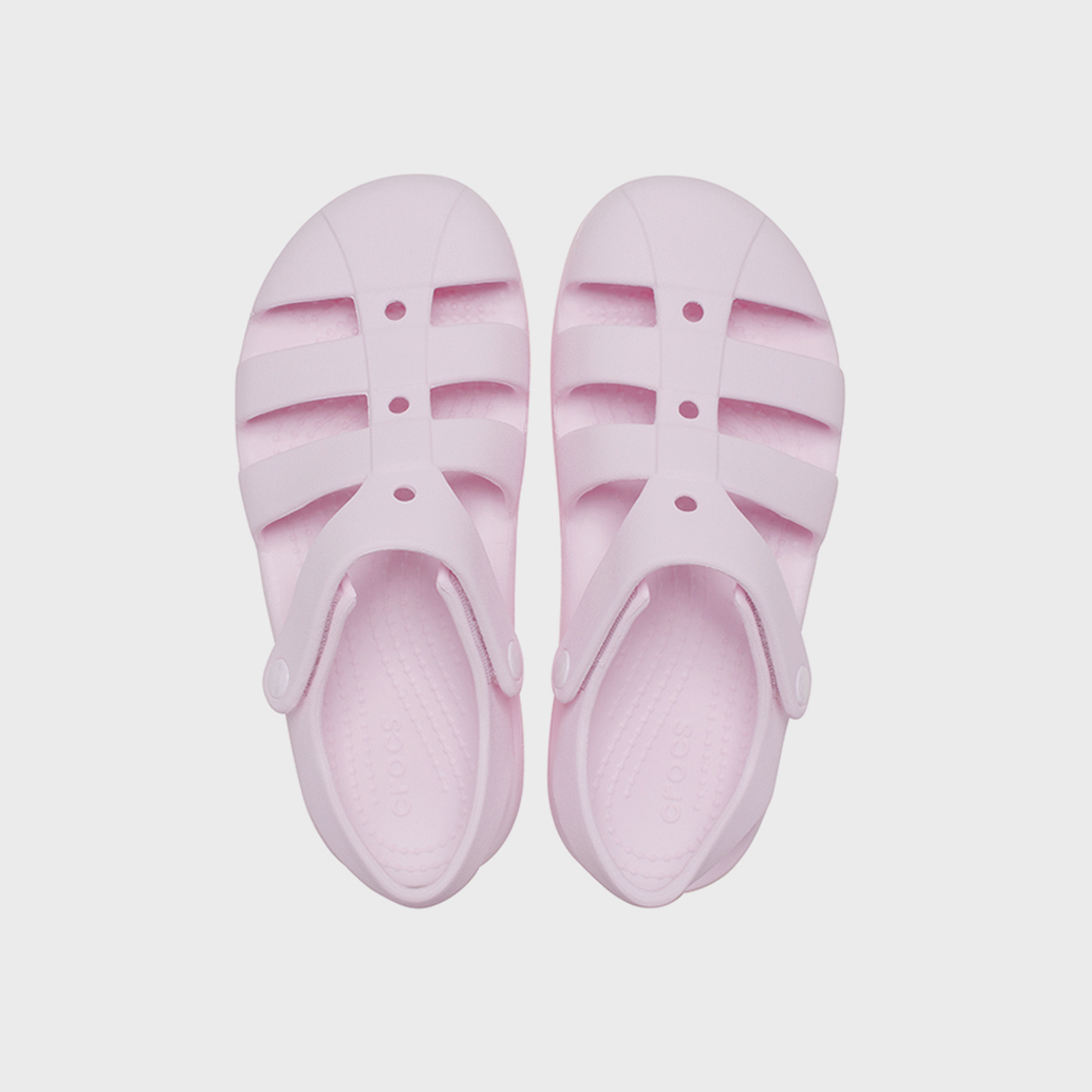 Crocs Kid's Hook & Loop Classic Fisherman Strap Sandals | 210625-6ZW-girls-shoes-sandals-image-2