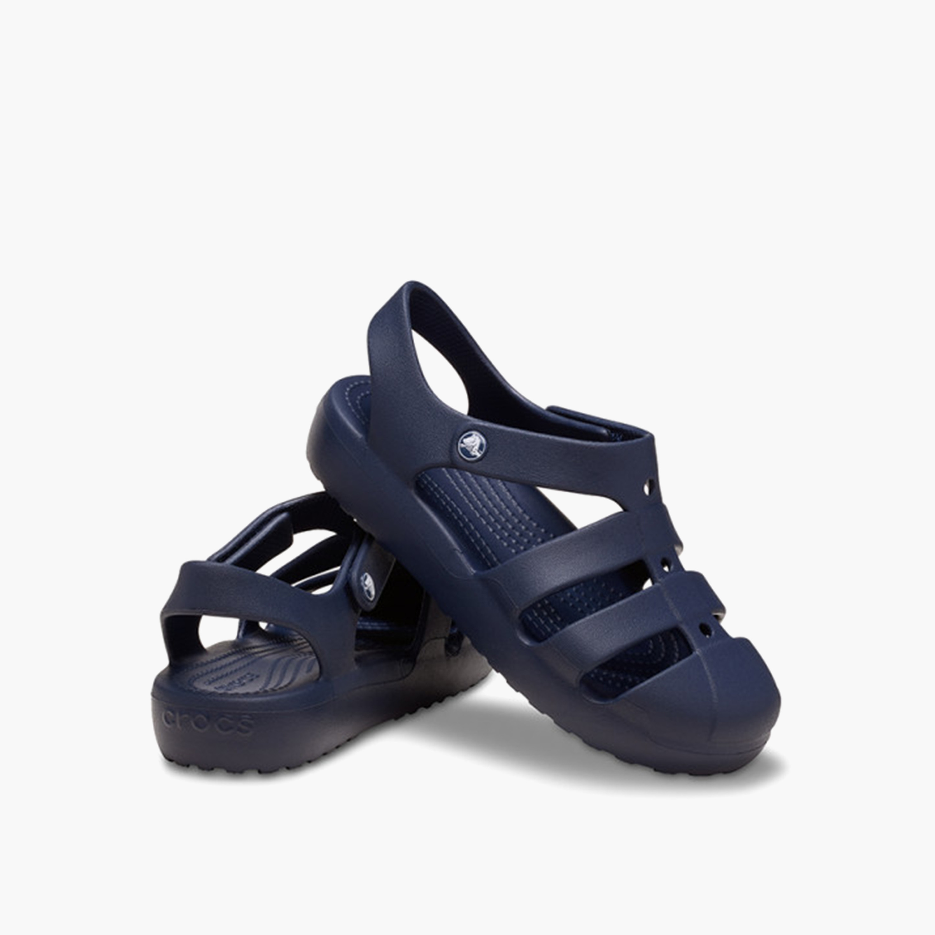 Crocs Boy's Hook & Loop Classic Fisherman | 210626-410-baby-boys-shoes-sandals-image-1