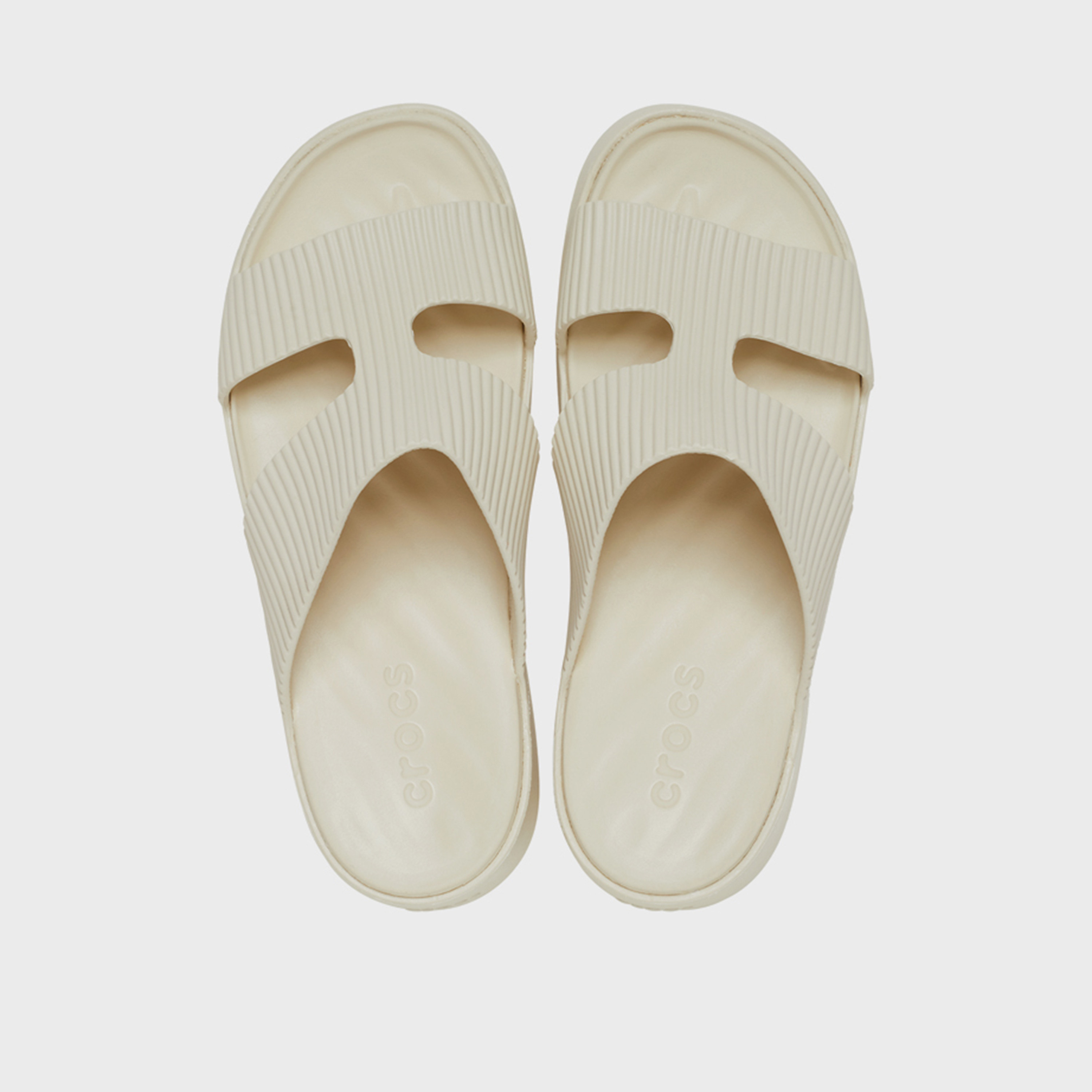 Crocs Women's Slip On Getaway Platform H-Strap Slide Slippers | 210701-0LH-women-shoes-flipflopsandslides-image-2