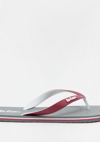 Lee Cooper Textured Slip-On Thong Slippers