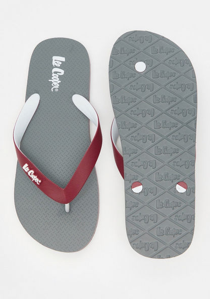 Lee Cooper Textured Slip-On Thong Slippers