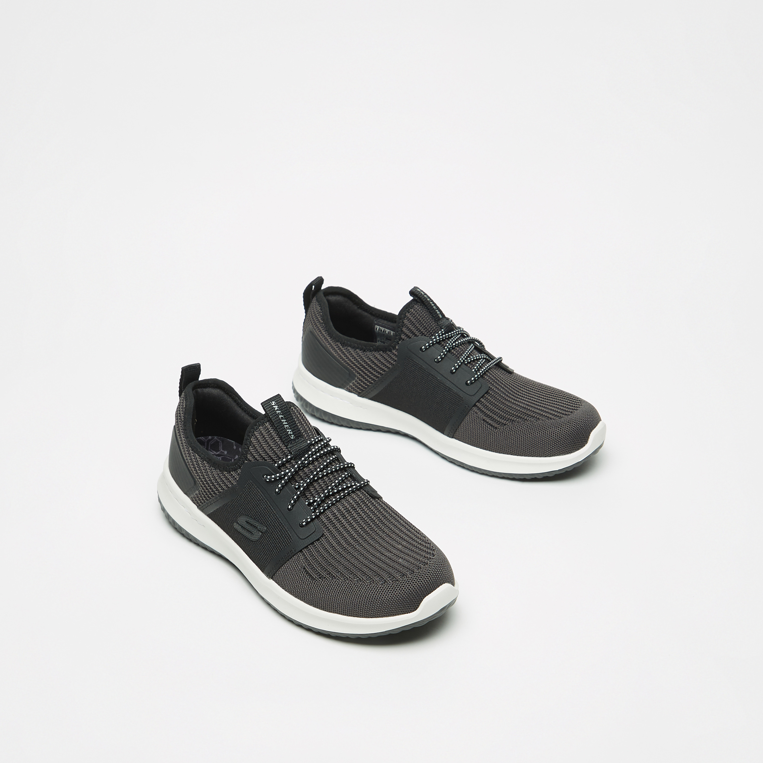 Skechers Delson Men Air Cooled Memory Foam Slip On Shoes | 210708-sports-men-shoes-image-1