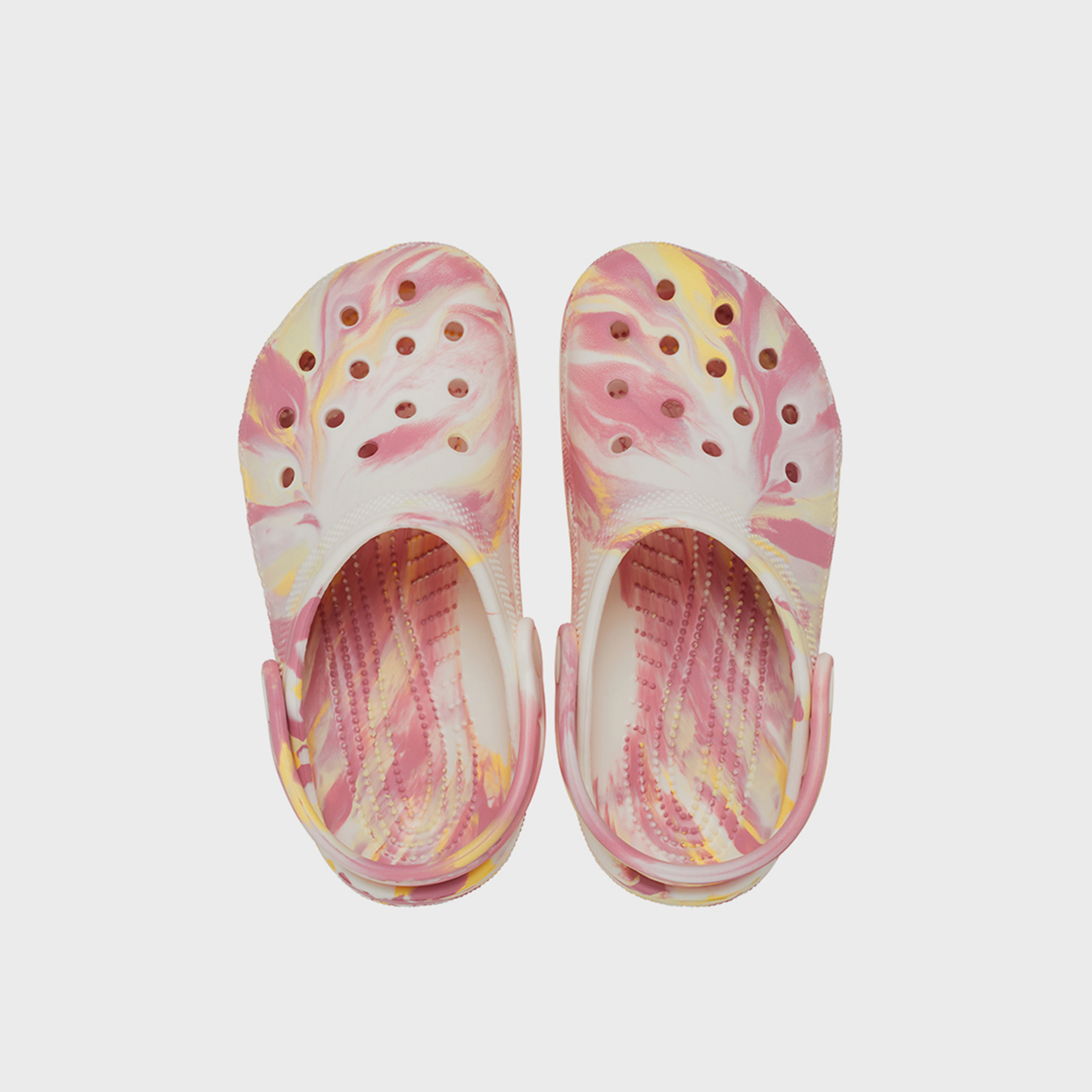 Crocs Kid's Slip On Classic Glow Marbled K Clogs | 210718-78S-women-shoes-flipflopsandslides-image-2