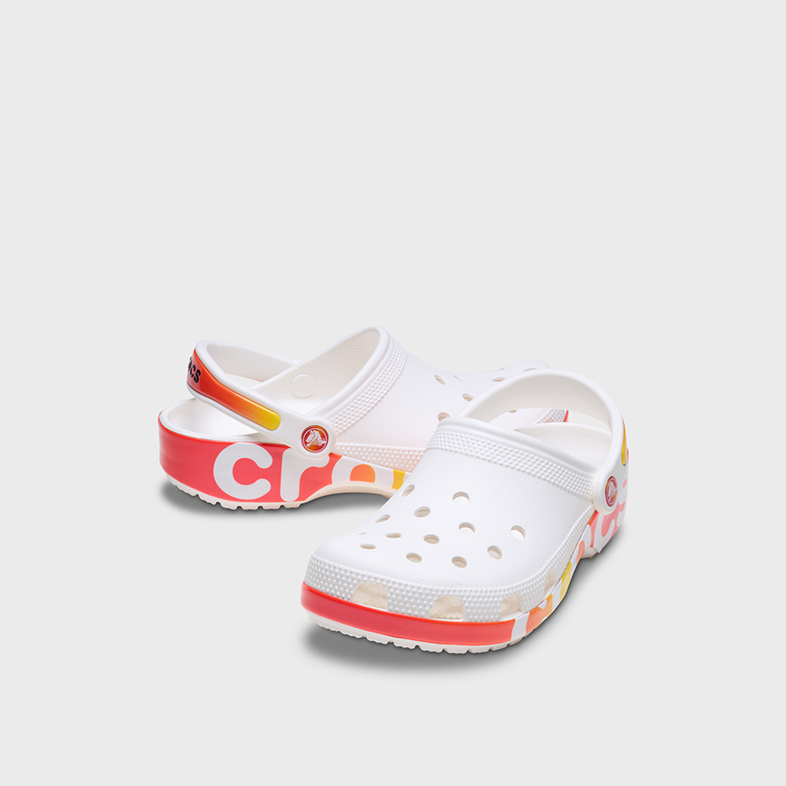Crocs Unisex Slip On Classic Reflector Clogs | 210732-100-women-shoes-flipflopsandslides-image-1