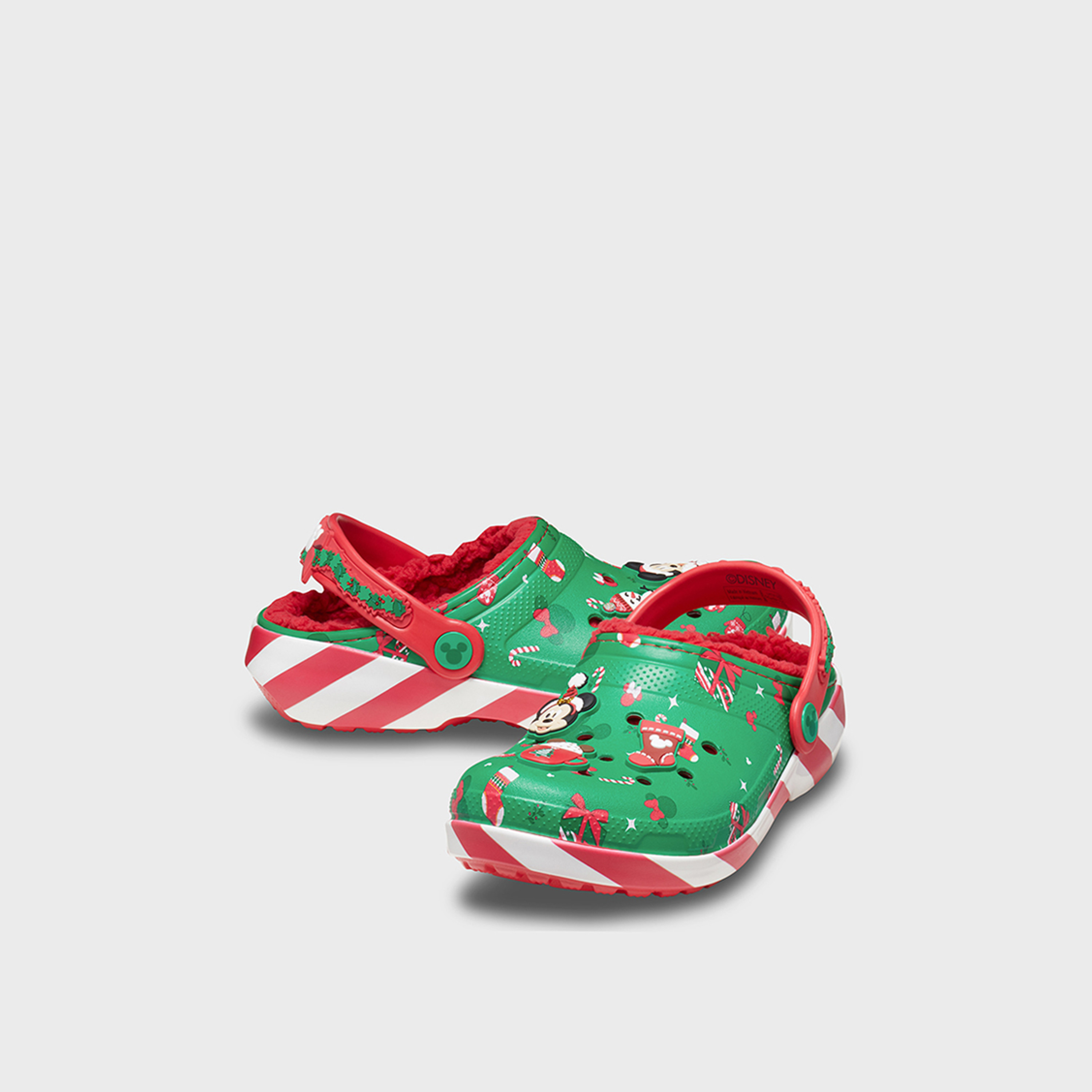 Crocs Kid's Slip On Mickey Xmas Clogs | 210814-90H-girls-shoes-sandals-image-1