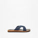 Lee Cooper Men's Slip-On Cross Strap Slides Sandals-Men%27s Flip Flops and Beach Slippers-thumbnail-1