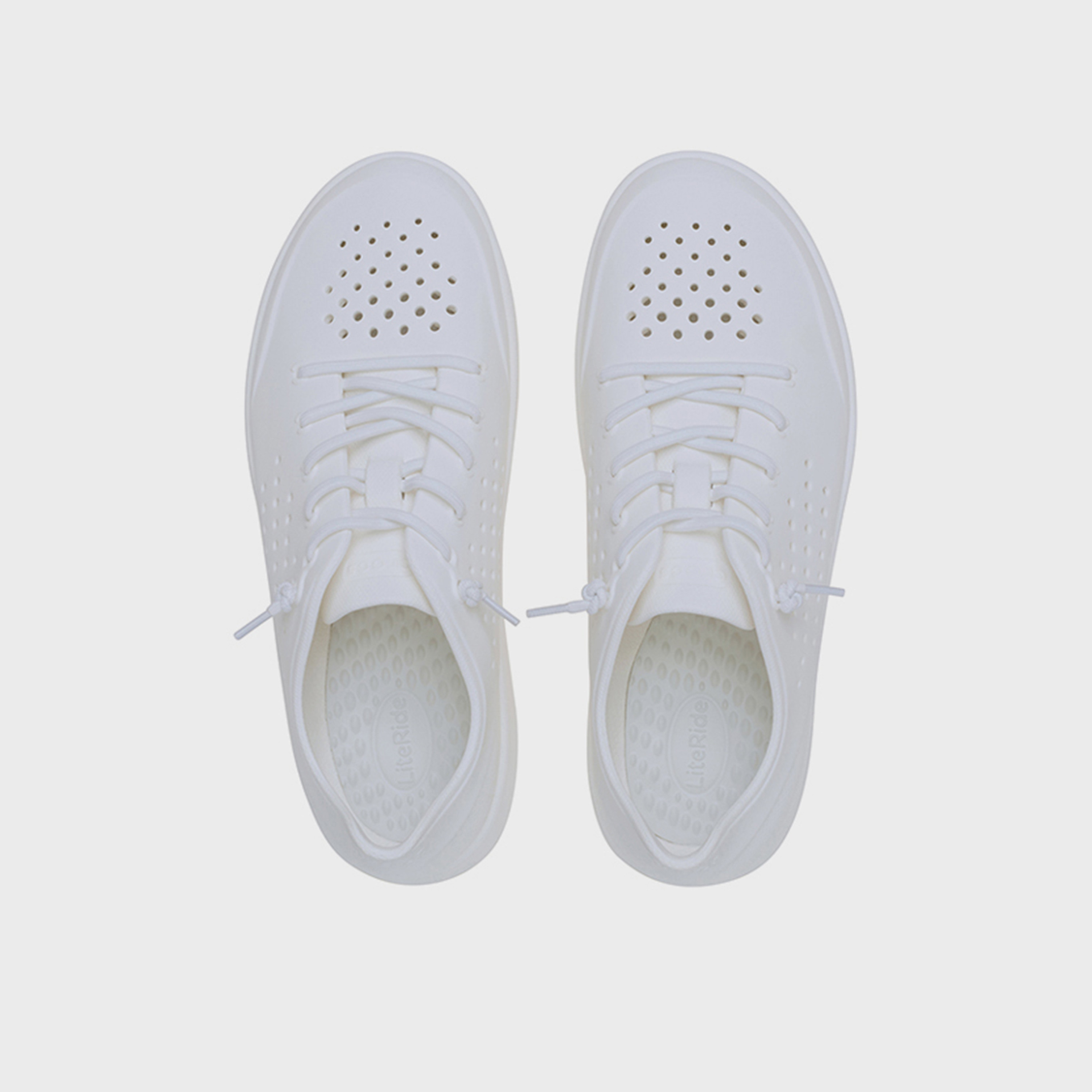 Crocs Women's Lace-Up InMotion Low-Ankle Flat Sneakers | 210832-1VL-women-shoes-sneakers-image-2