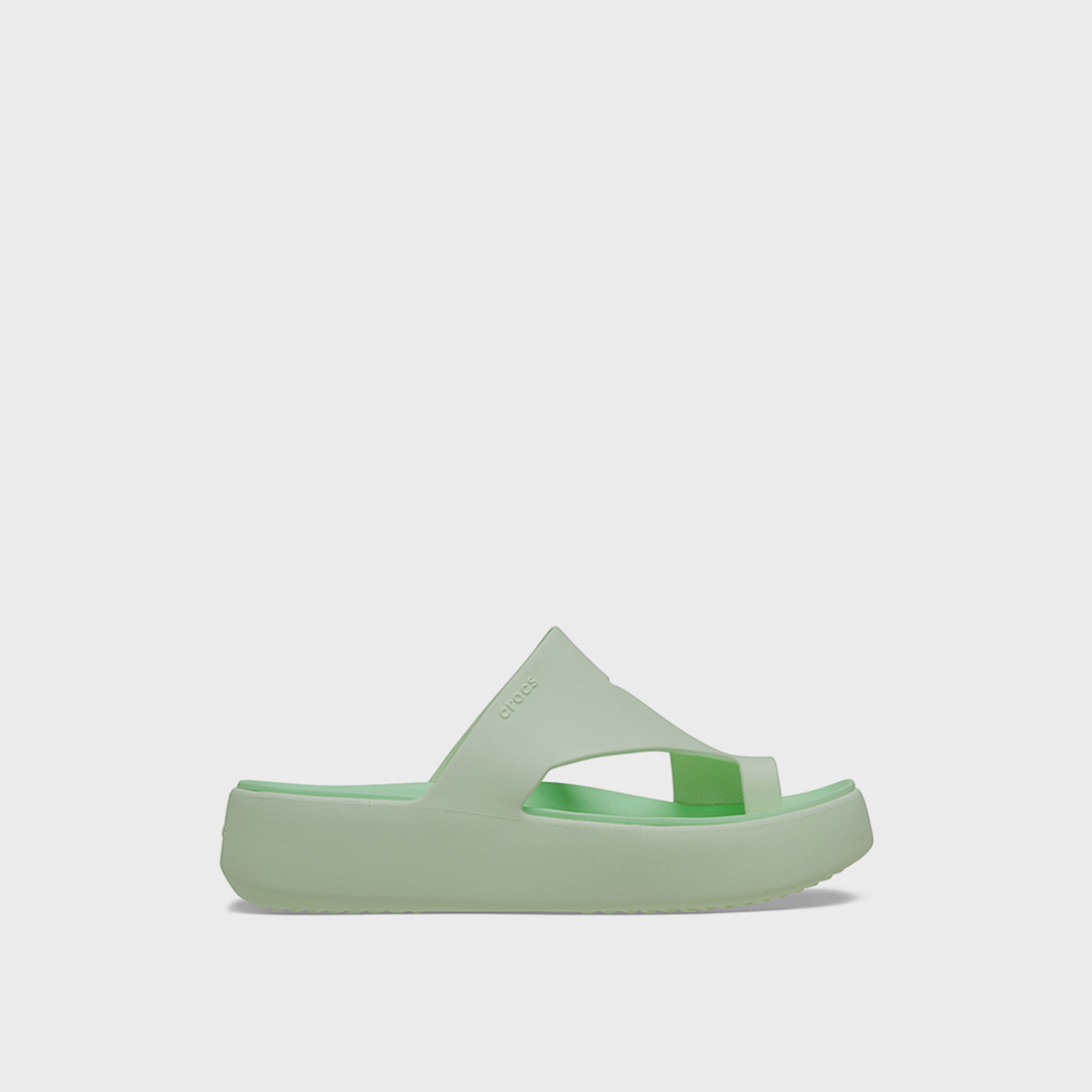Crocs Women's Slip On Getaway Platform Toe Loop Slide Slippers | 210834-3YH-women-shoes-flipflopsandslides-image-5