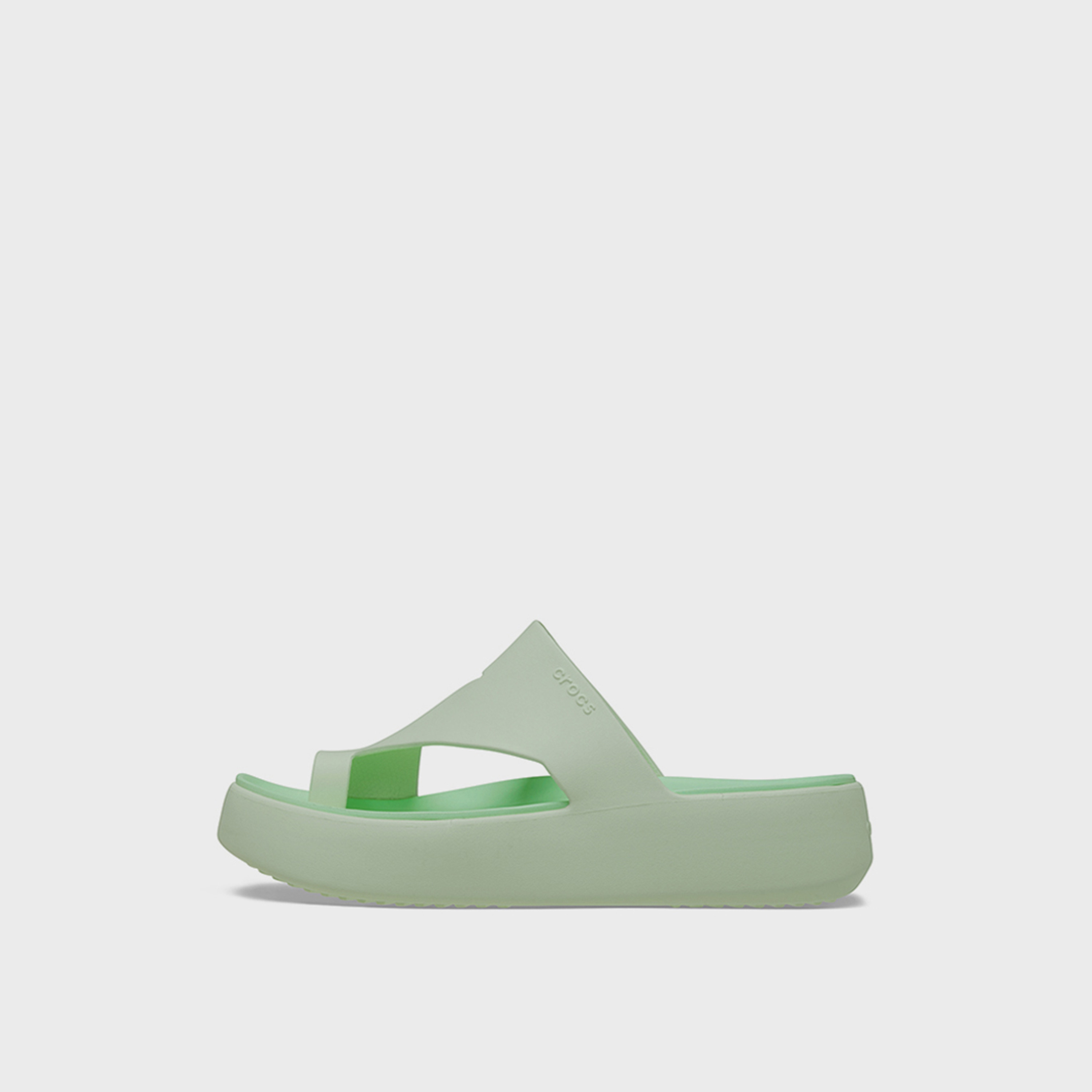 Crocs Women's Slip On Getaway Platform Toe Loop Slide Slippers | 210834-3YH-women-shoes-flipflopsandslides-image-6