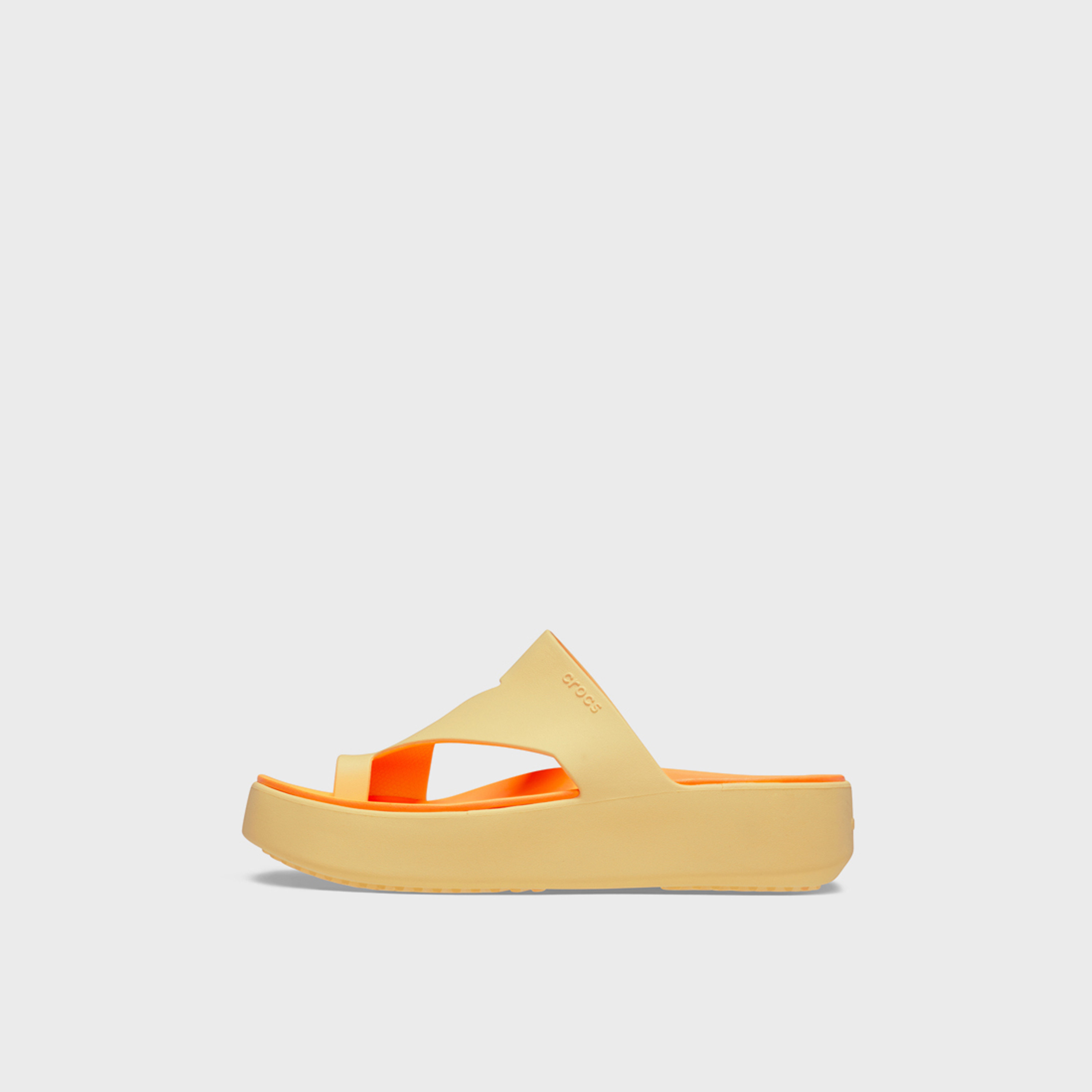 Crocs Women's Slip On Getaway Platform Toe Loop Slide Sandals | 210834-78Z-women-shoes-sandals-flats-image-2