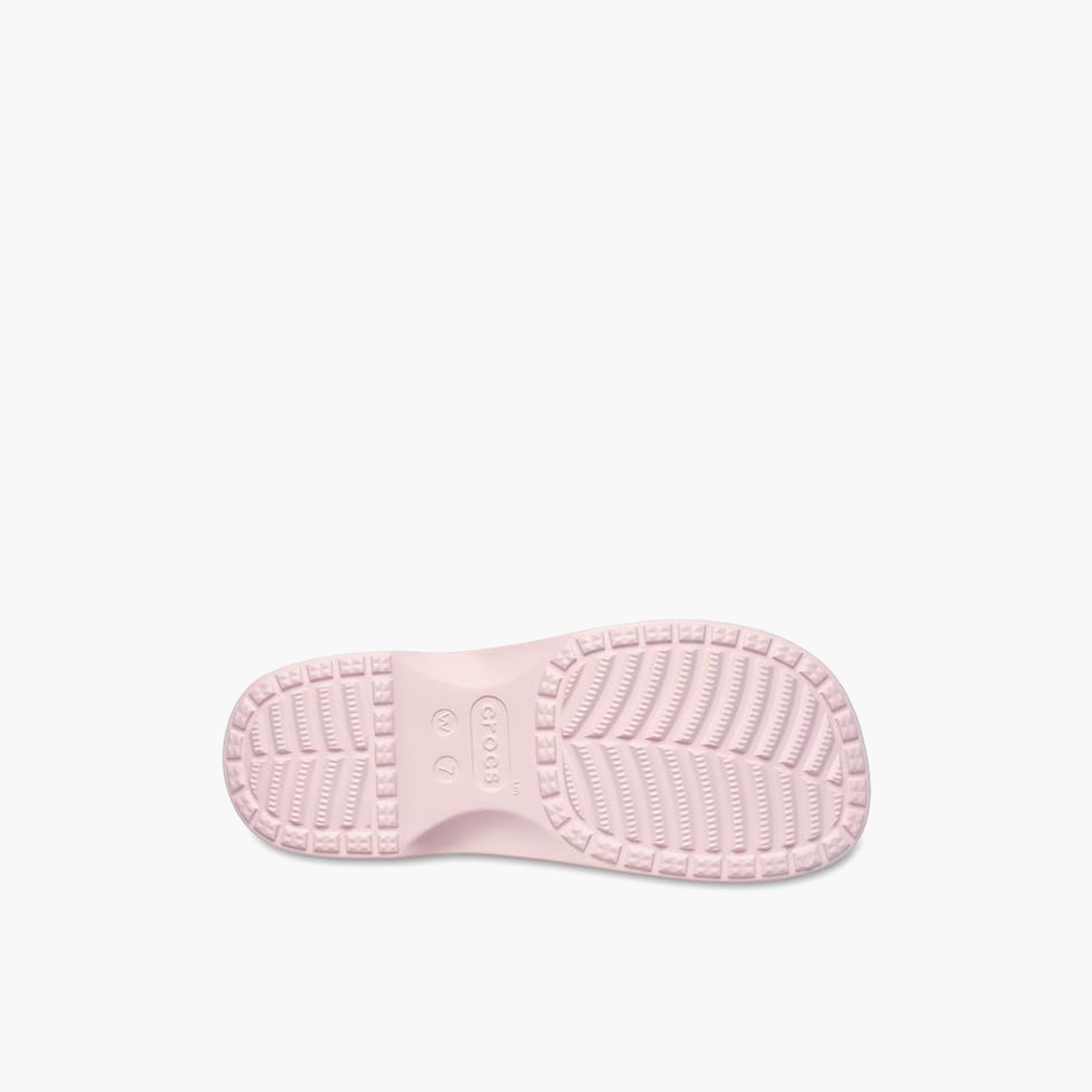 Crocs Women's Slip-On Classic Cross Strap Chunky Heel Slide Sandals | 210840-6ZW-women-shoes-sandals-flats-image-5