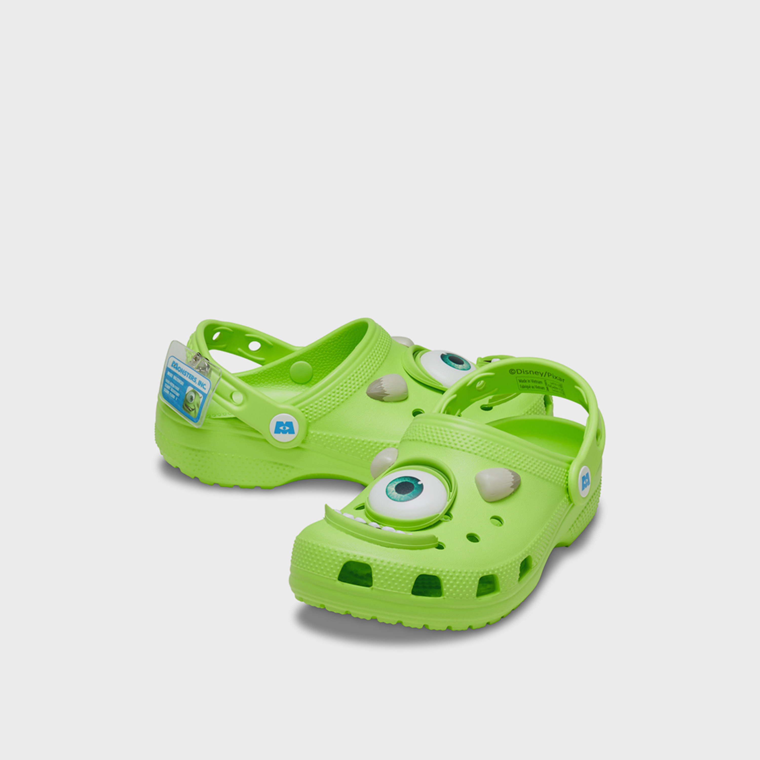 Crocs Kid's Slip-On Monsters Inc Mike Classic Clogs | 210876-90H-girls-shoes-sandals-image-1