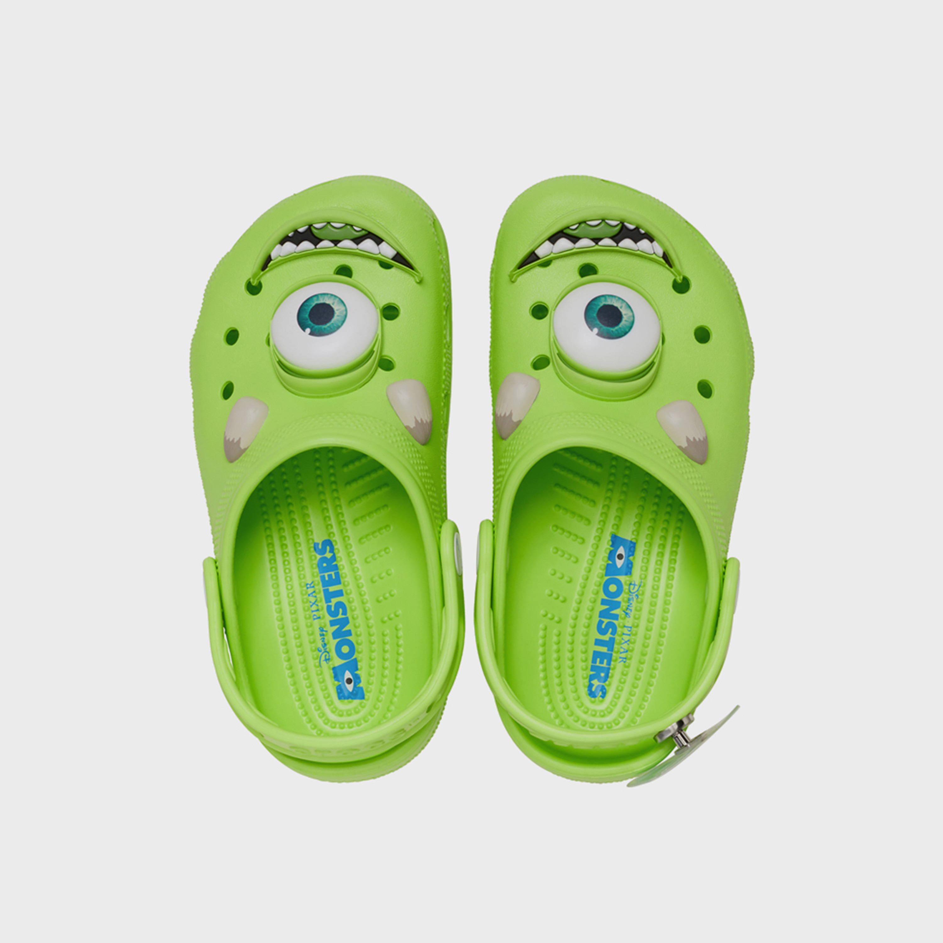 Crocs Kid's Slip-On Monsters Inc Mike Classic Clogs | 210876-90H-girls-shoes-sandals-image-2