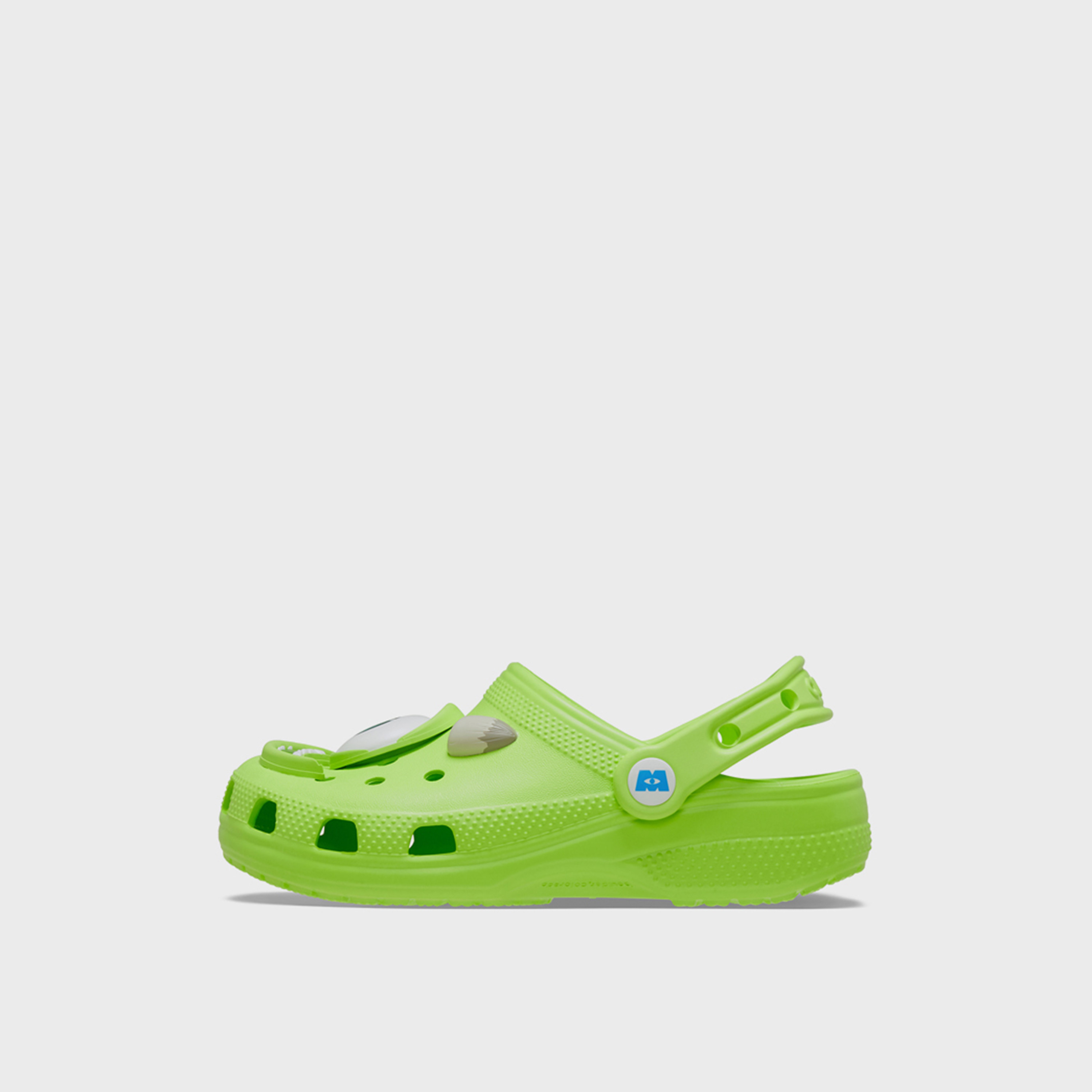 Crocs Kid's Slip-On Monsters Inc Mike Classic Clogs | 210876-90H-girls-shoes-sandals-image-5
