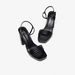 Haadana Open Toe Sandals with Buckle Closure and Block Heel-Women%27s Heel Sandals-thumbnail-2