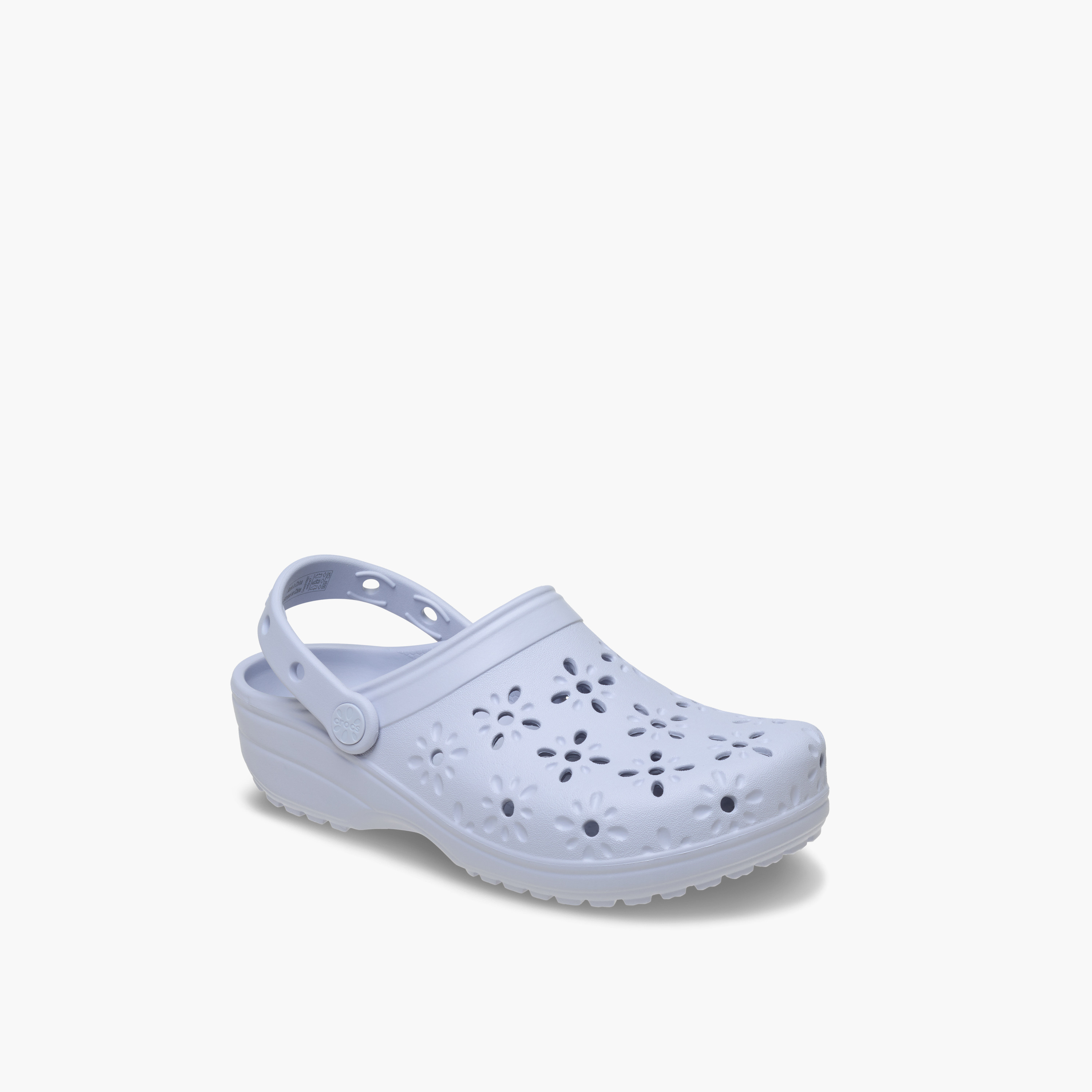 Crocs Women's Slip On Classic Floral Cut Out Clogs | 210927-5BR-women-shoes-flipflopsandslides-image-3