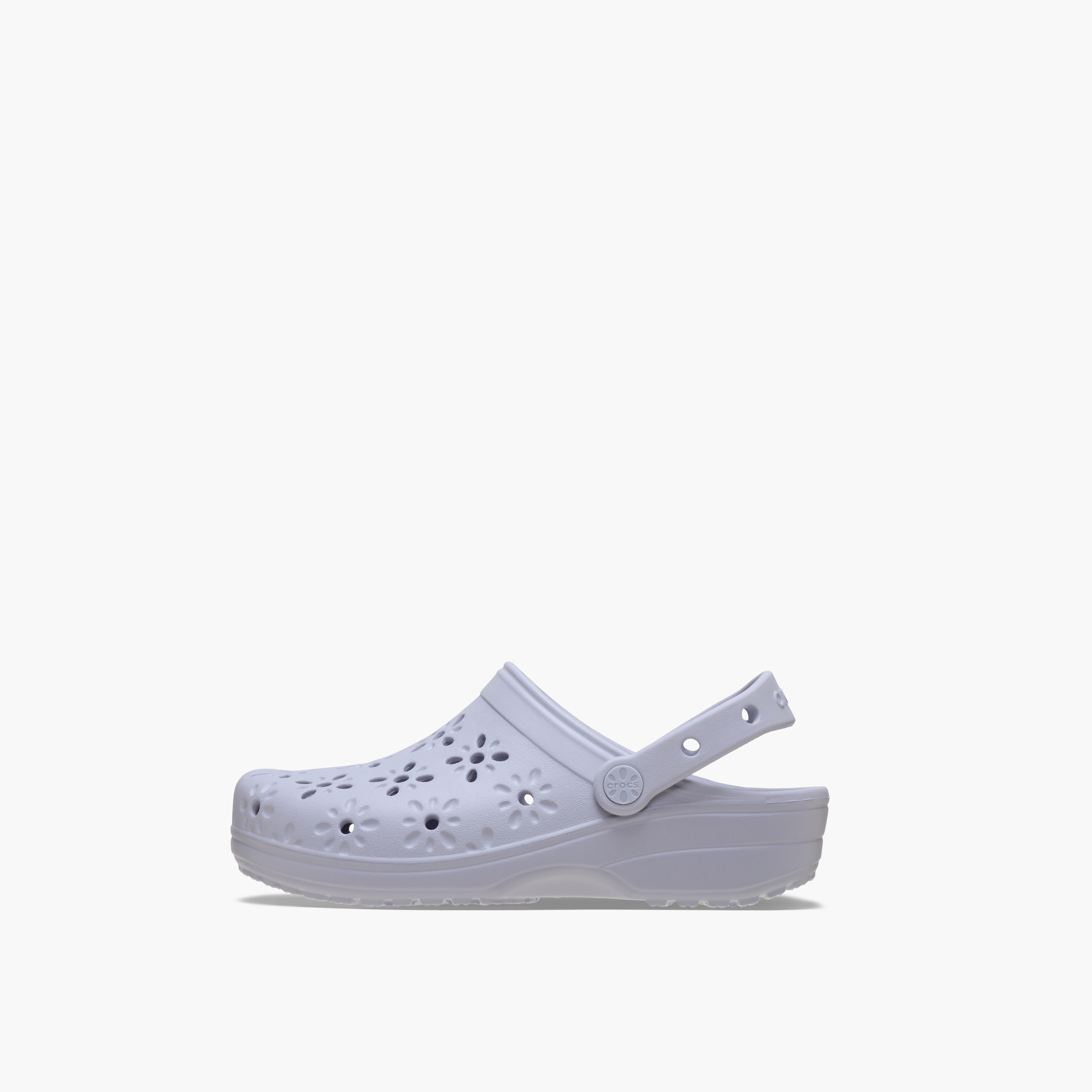 Crocs Women's Slip On Classic Floral Cut Out Clogs | 210927-5BR-women-shoes-flipflopsandslides-image-4