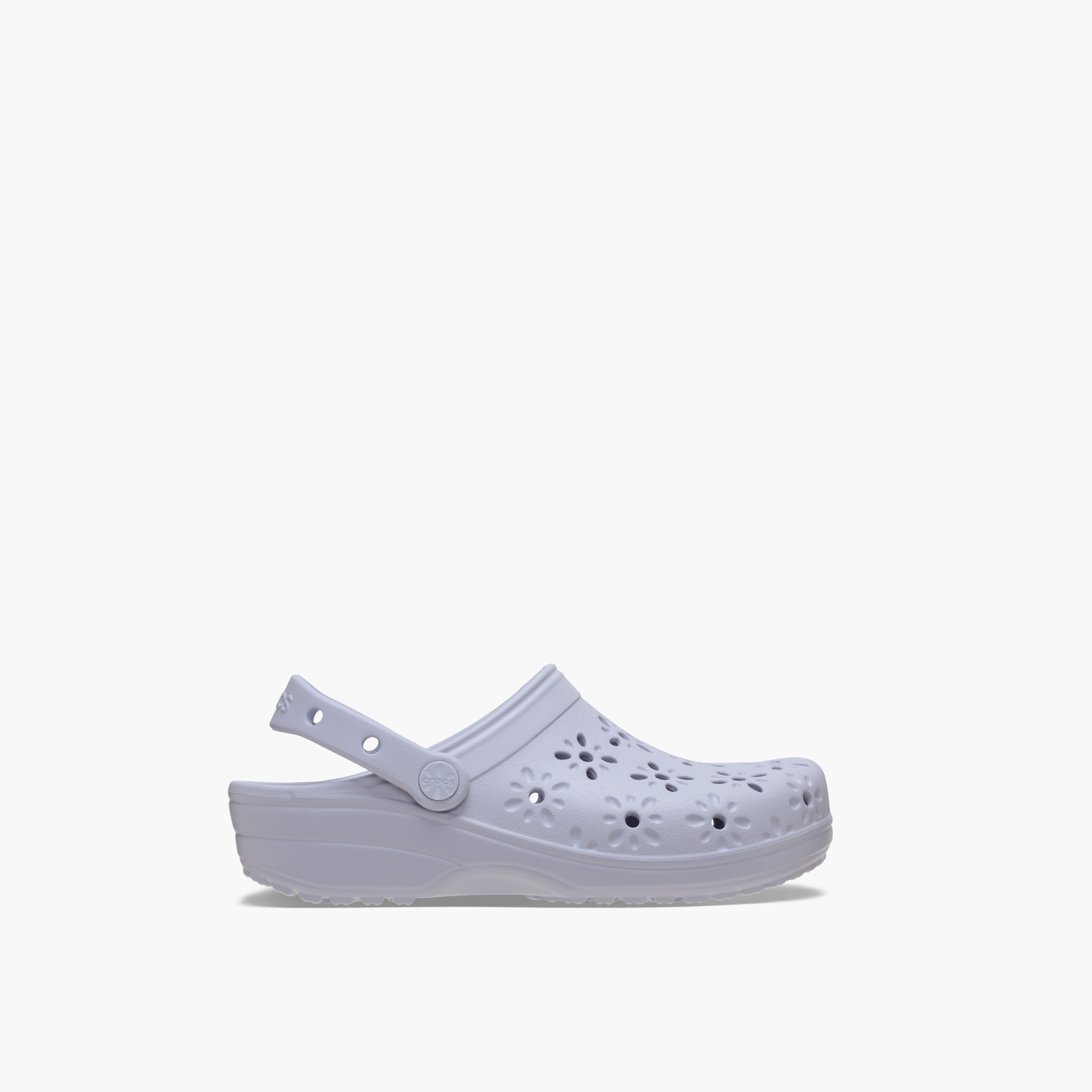 Crocs Women's Slip On Classic Floral Cut Out Clogs | 210927-5BR-women-shoes-flipflopsandslides-image-5