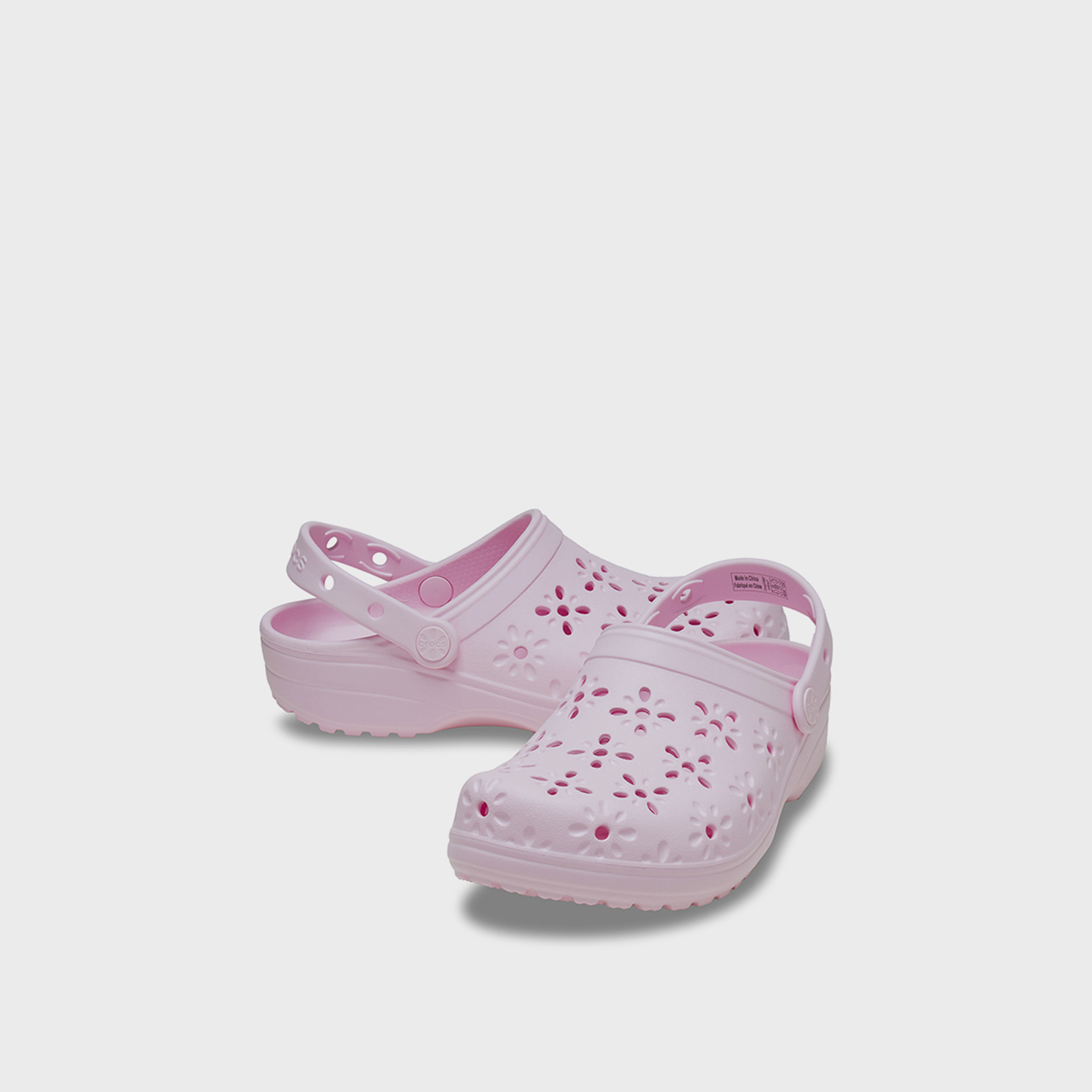 كروكس- شبشب مورّد كلاسيكي سهل الارتداء للجنسين | 210927-6ZW-girls-shoes-sandals-image-1
