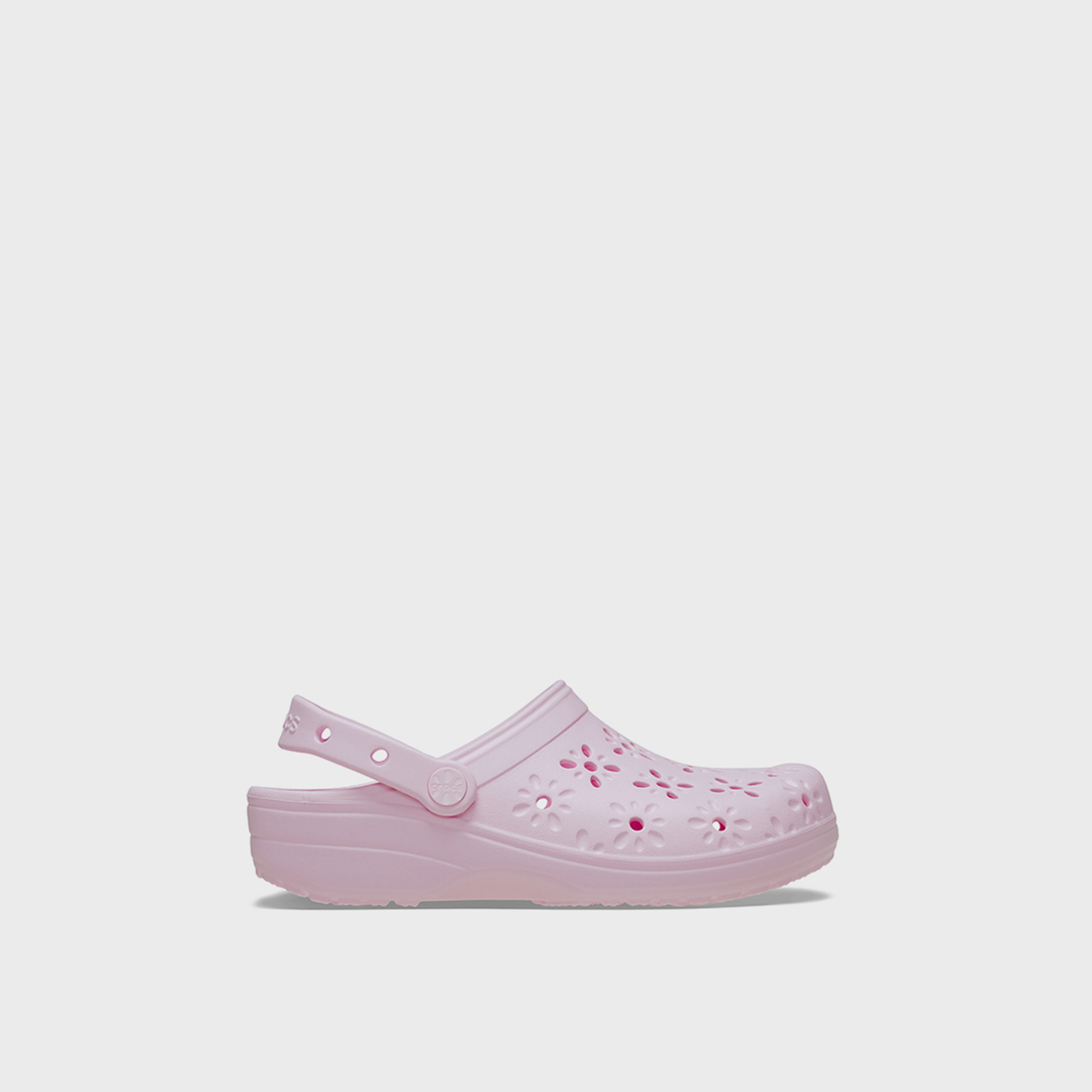 Crocs Unisex Slip On Classic Floral Cut Out Clogs | 210927-6ZW-girls-shoes-sandals-image-5