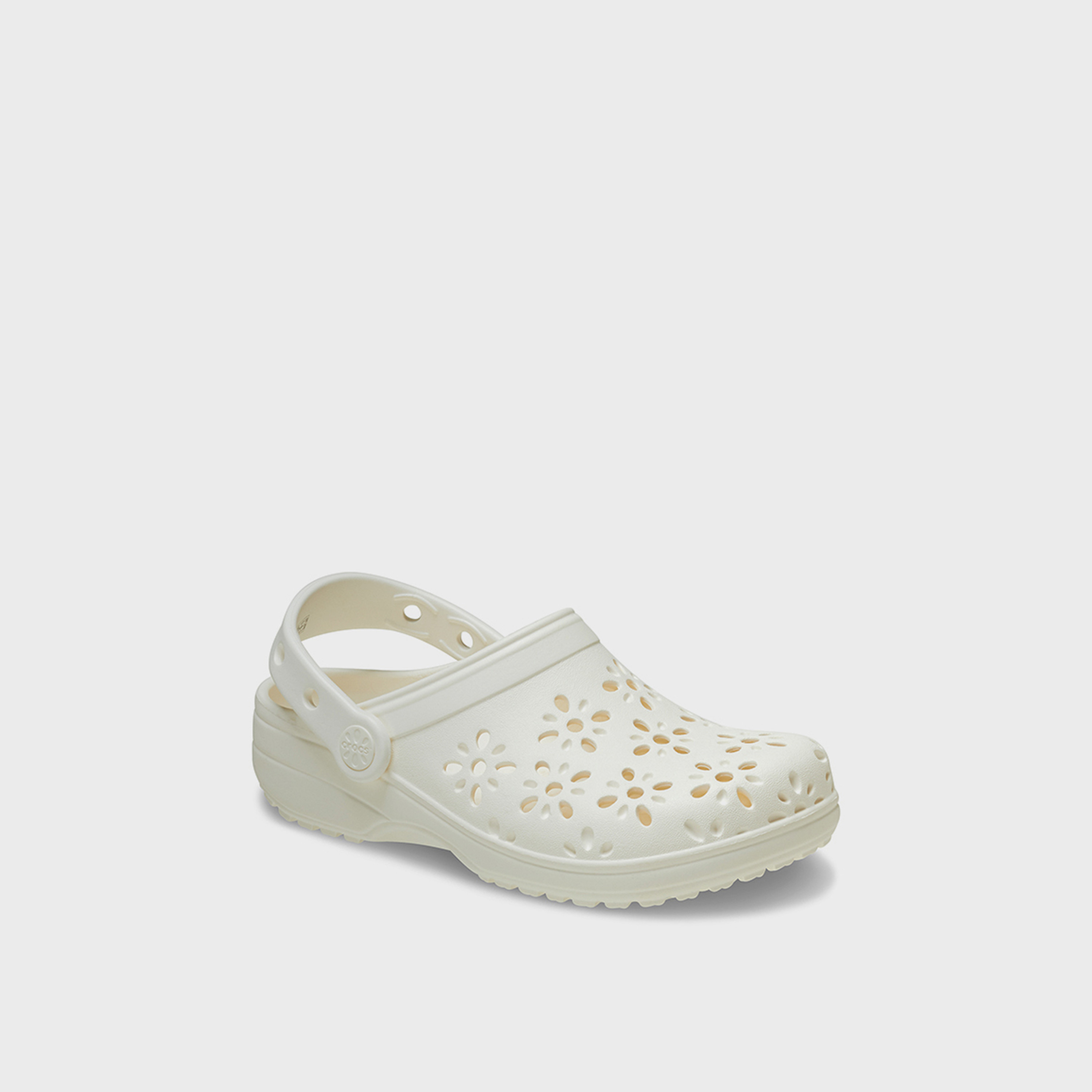 Crocs Kid's Slip On Classic Floral Cut Out K Clogs | 210943-0WV-boys-shoes-flipflopsandslides-image-3