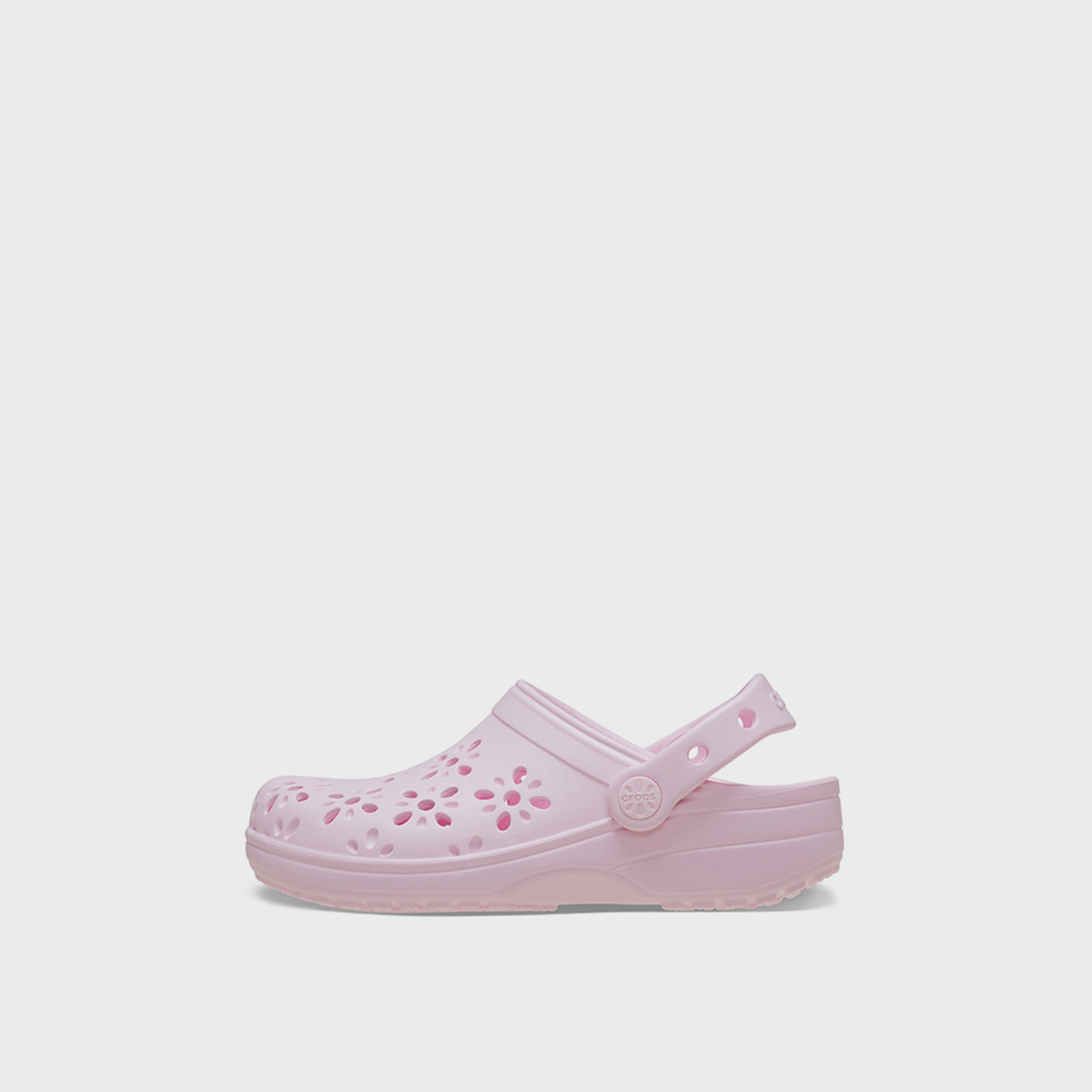 كروكس- شبشب مورّد كي كلاسيكي للأطفال سهل الارتداء | 210943-6ZW-women-shoes-sandals-flats-image-4