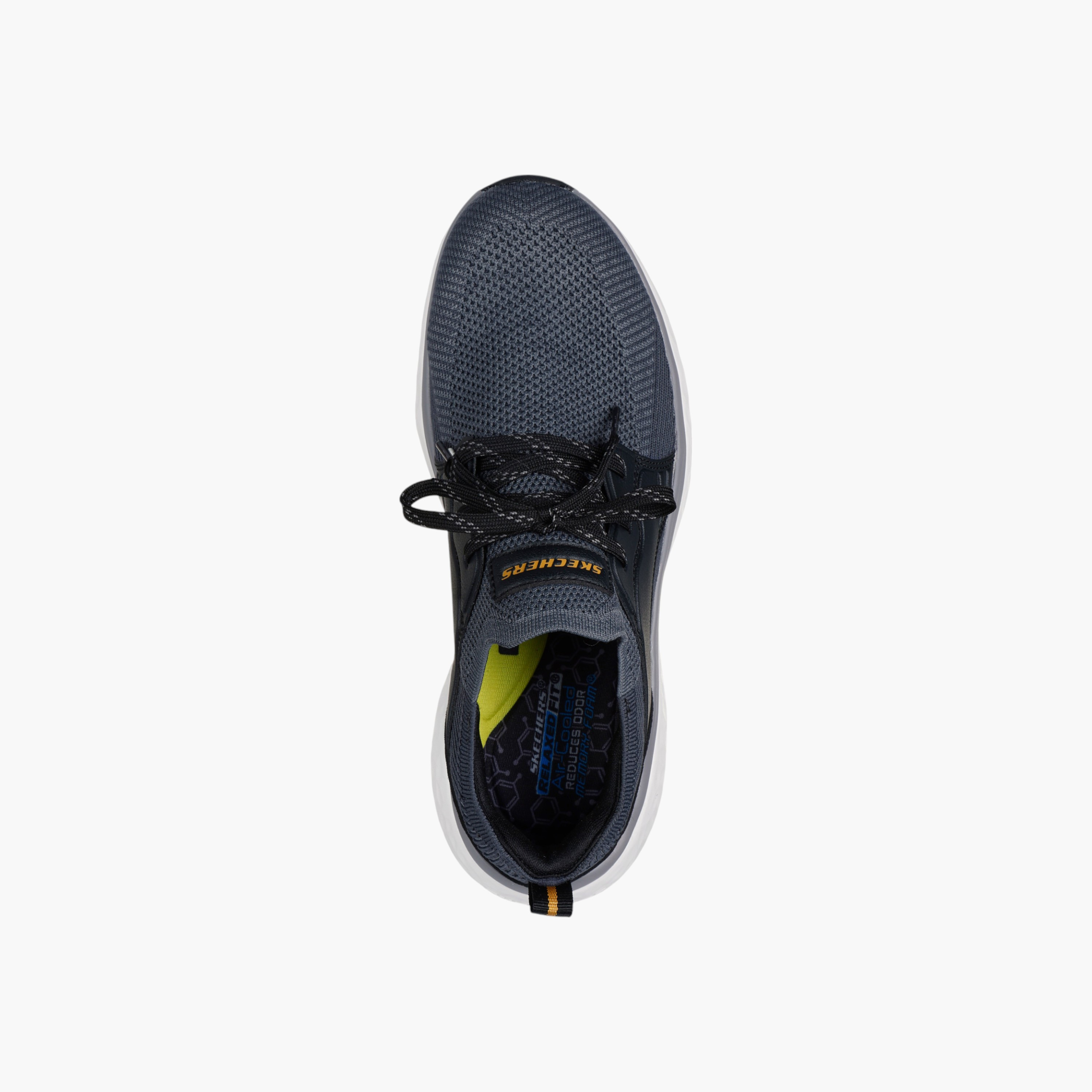 حذاء رياضي لانسر برباط للرجال من سكتشرز - 210986-BKGY-sports-men-shoes-image-3