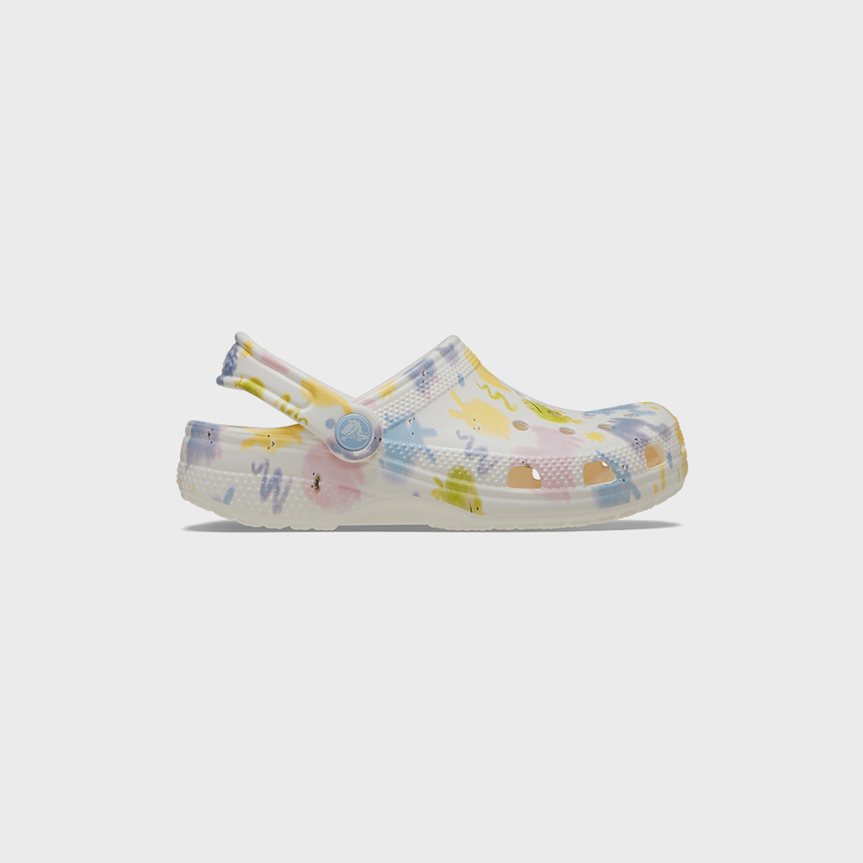 كروكس حذاء كلاسيكي سهل الارتداء بنقشة حيوانات الباستيل للأطفال | 210989-0WV-boys-shoes-sandals-image-5