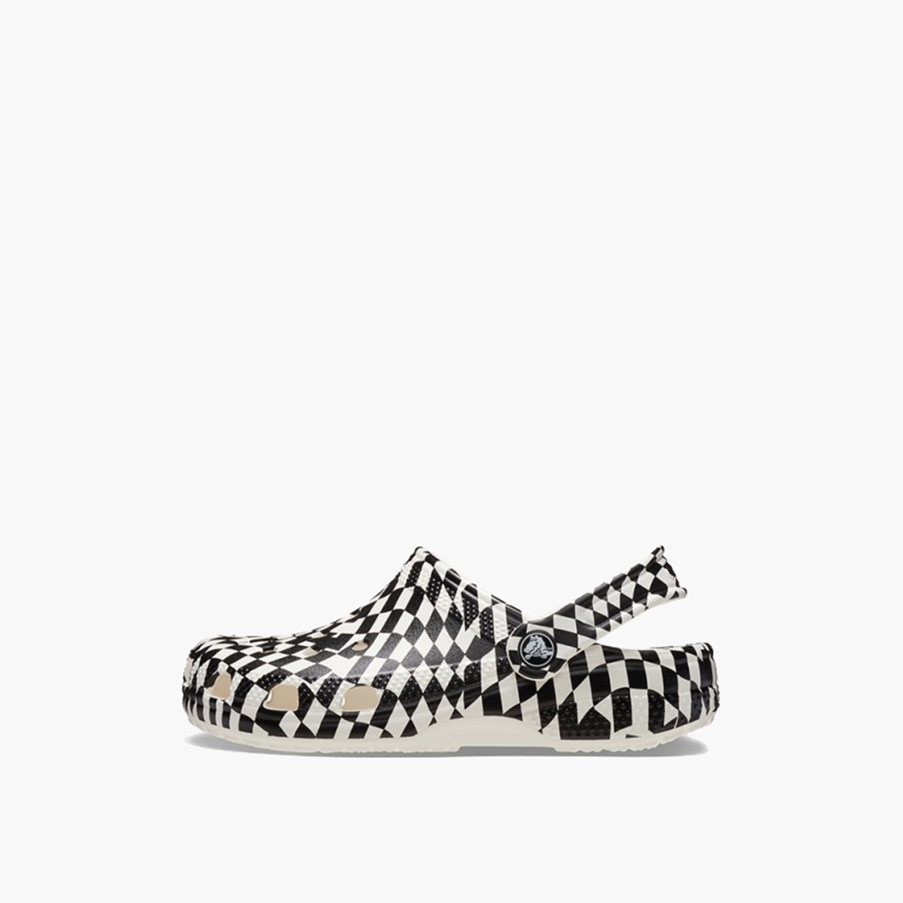 Crocs Kid's Slip-On Classic Warped Checker Clogs | 210990-103-boys-shoes-sandals-image-6