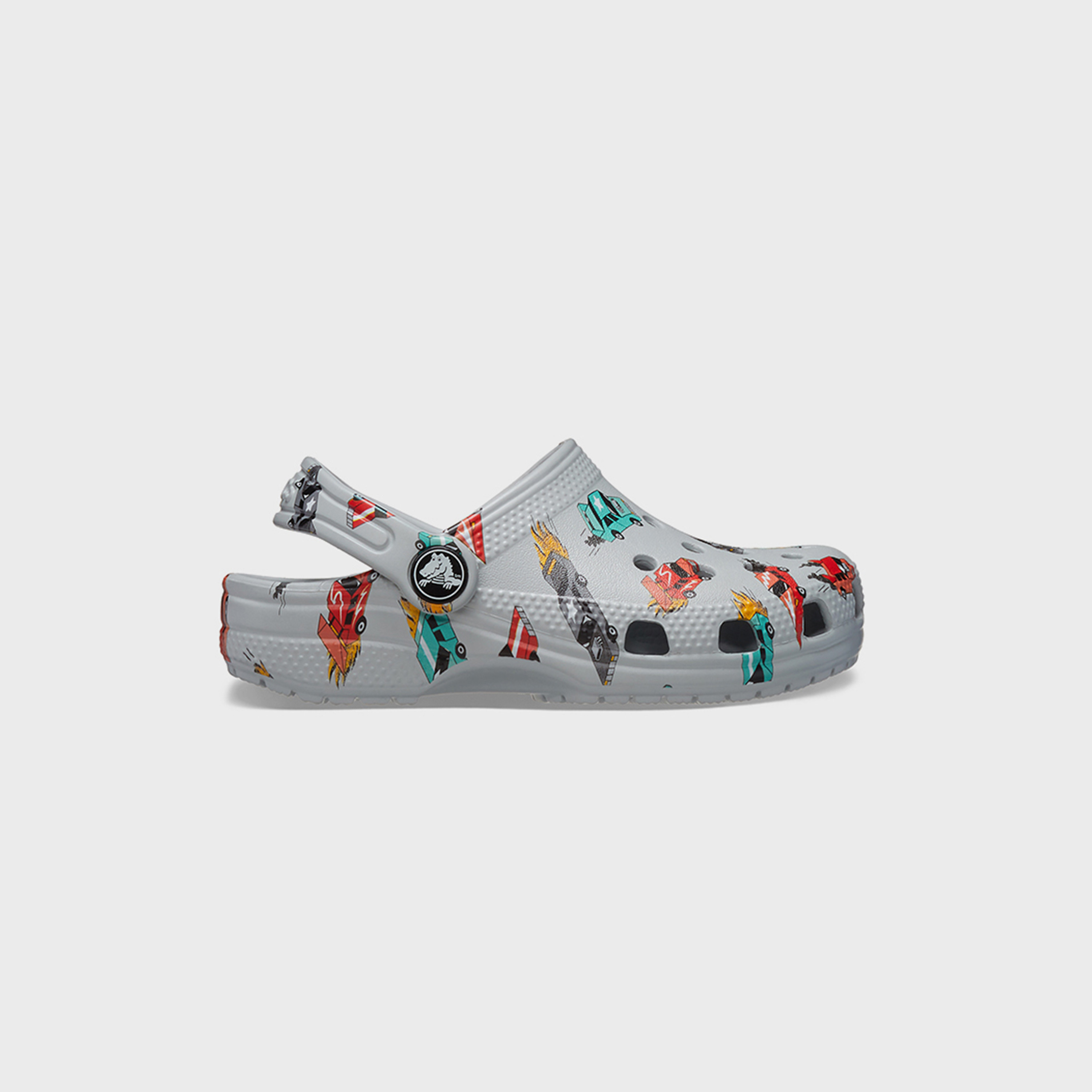 Crocs Kids Slip-On Classic Race Cars Graphic Clogs|210992-1NN-girls-shoes-sandals-image-4