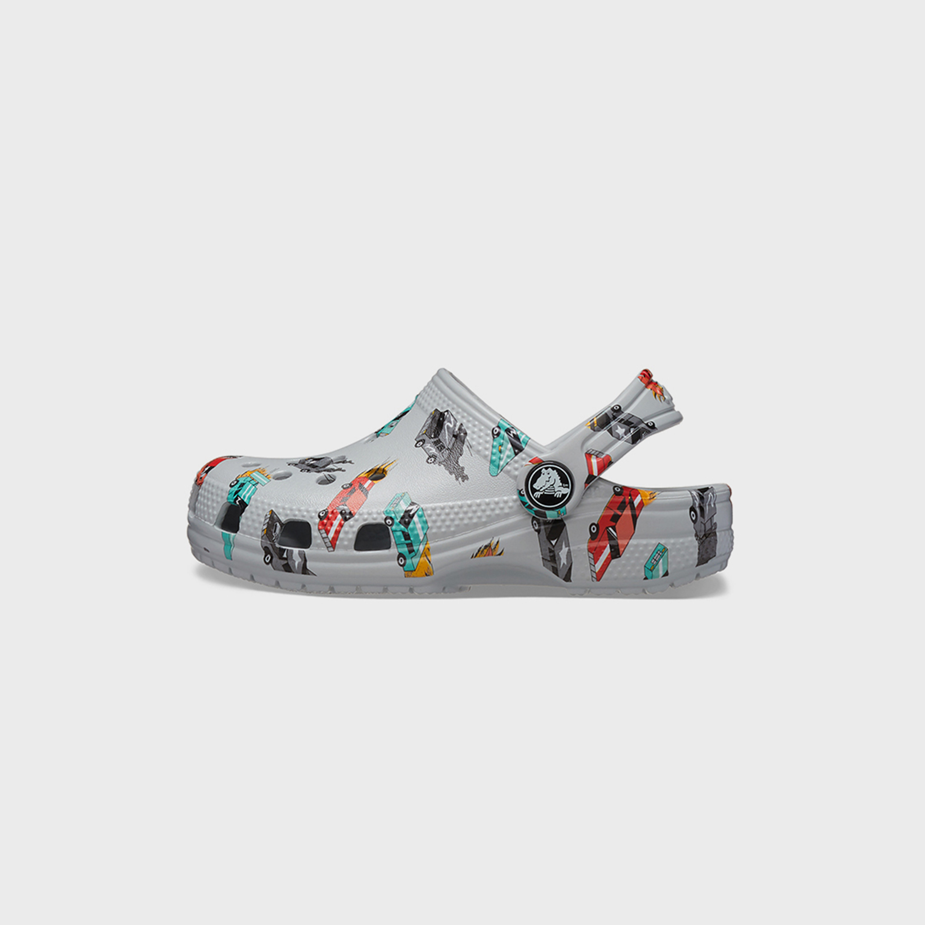 Crocs Kids Slip-On Classic Race Cars Graphic Clogs|210992-1NN-girls-shoes-sandals-image-5